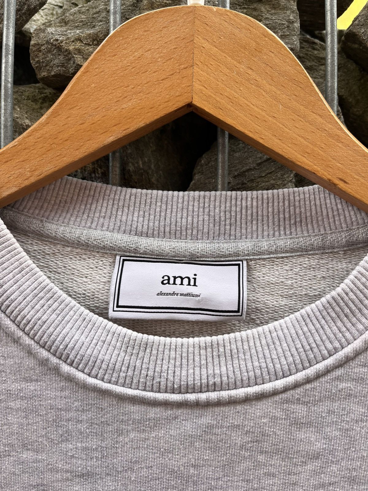 AMI Ami Sweatshirt Love Logo Embroider Classic Luxury Sweater Size US M / EU 48-50 / 2 - 3 Thumbnail