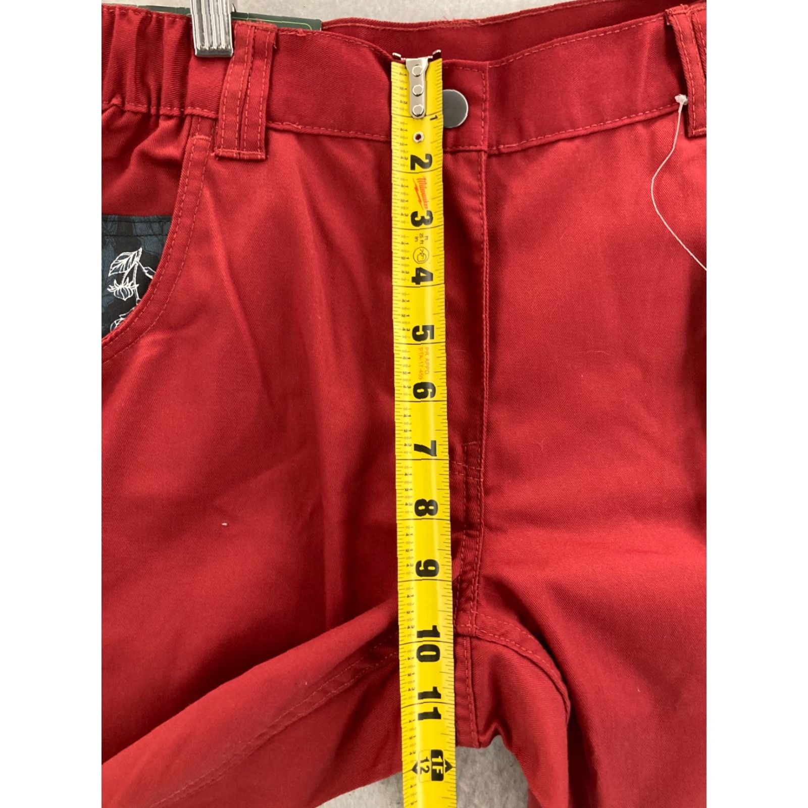 Vintage PARKSIDE PERFORMANCE Work Pants Womens 10 Red Utility Hiking Casual Classic Fit Size 32" / US 10 / IT 46 - 4 Thumbnail