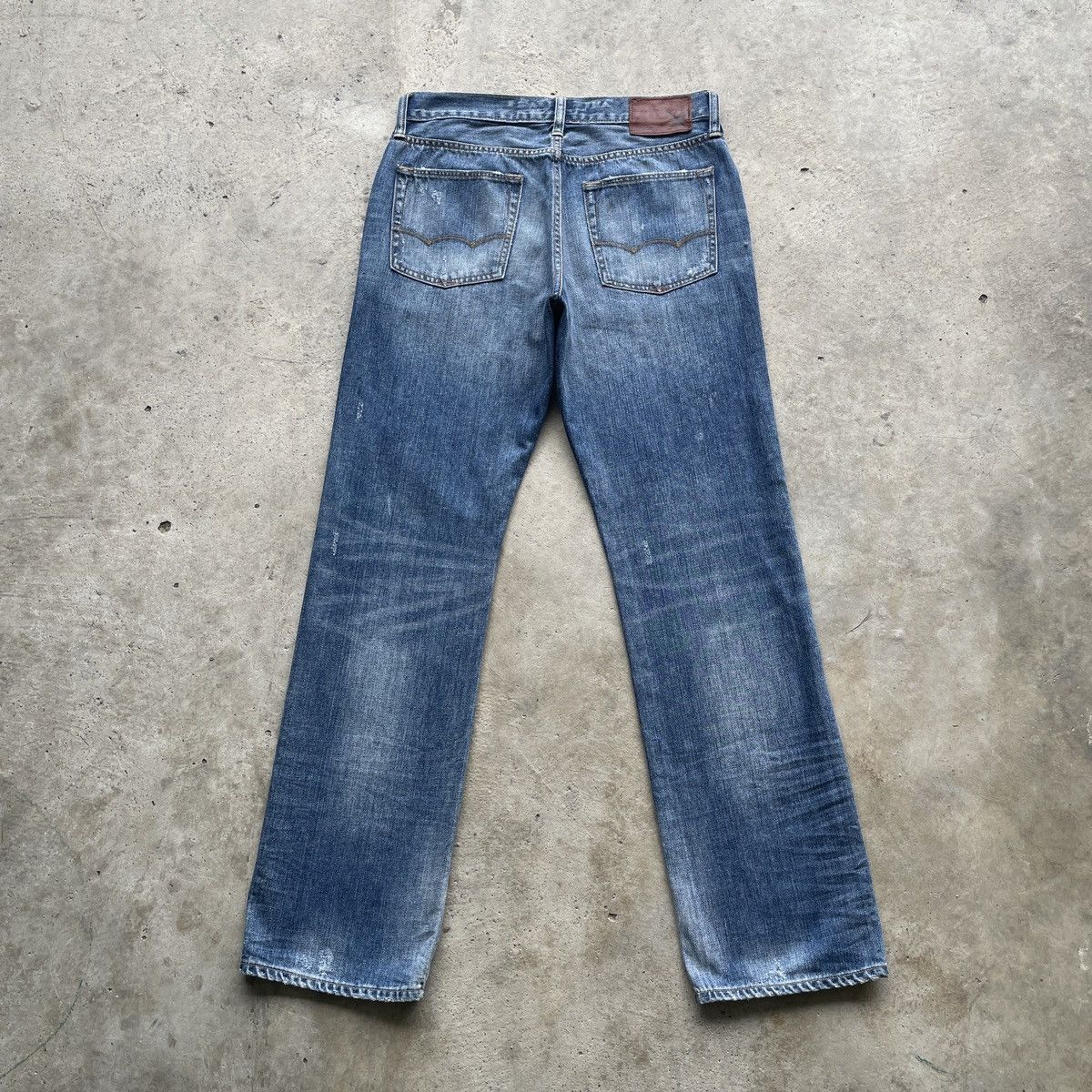 American Eagle Outfitters × Jean Vintage American Eagle Distressed Jeans Faded Pants W32 Size US 32 / EU 48 - 11 Thumbnail