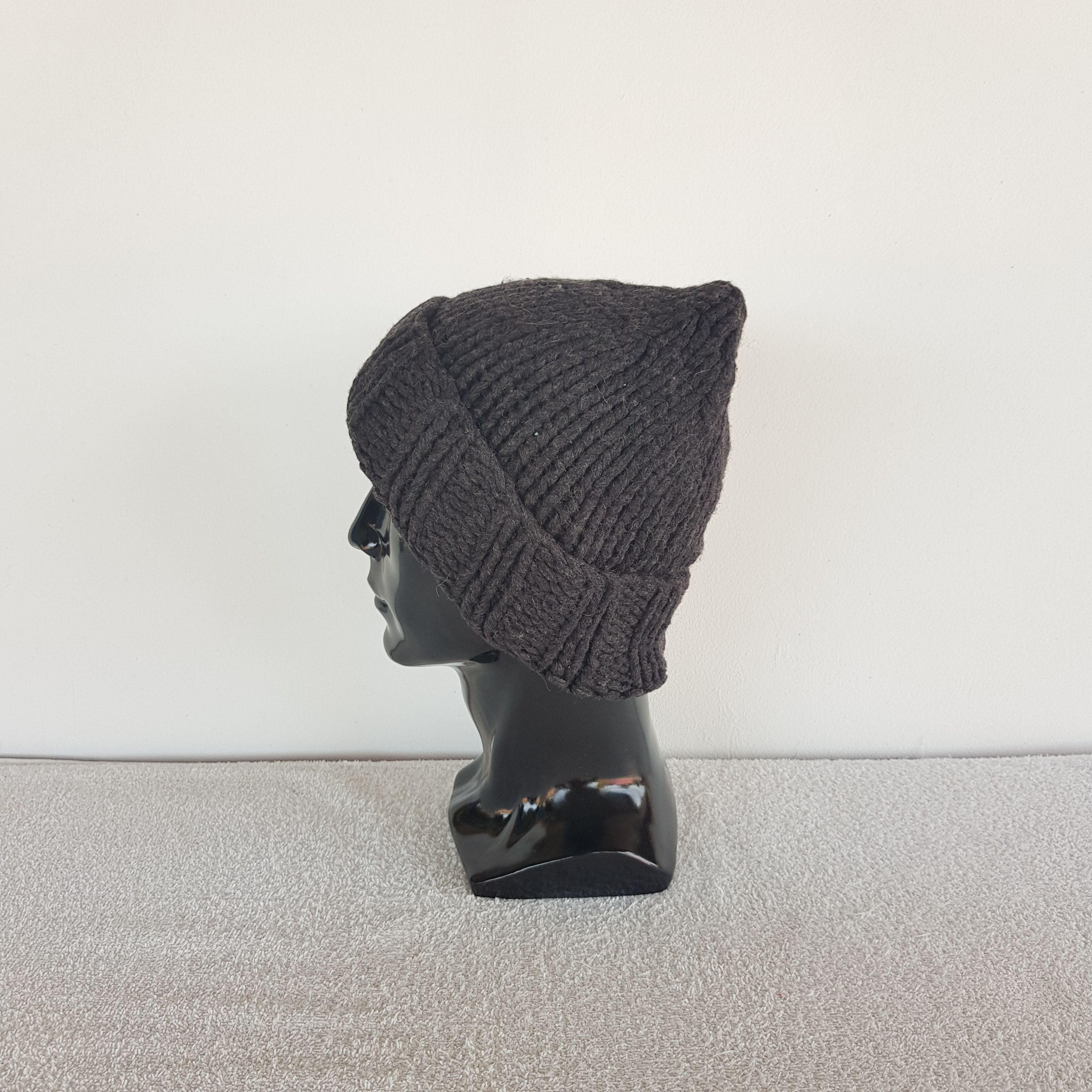 Homespun Knitwear Vintage J Crew Beanie Fair Isle Ribbed Knit Snow Caps Hats. Size ONE SIZE - 4 Thumbnail
