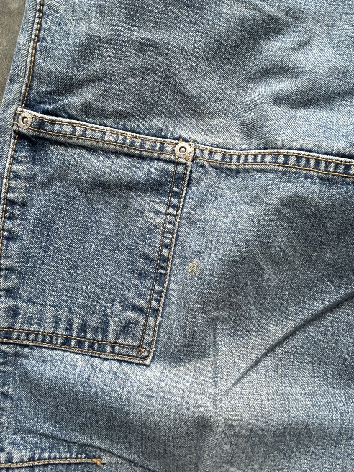 Arizona Jean Co. Vintage Y2K Baggy Utility Denim Jeans 34x34 Skater Style Size US 34 / EU 50 - 3 Thumbnail