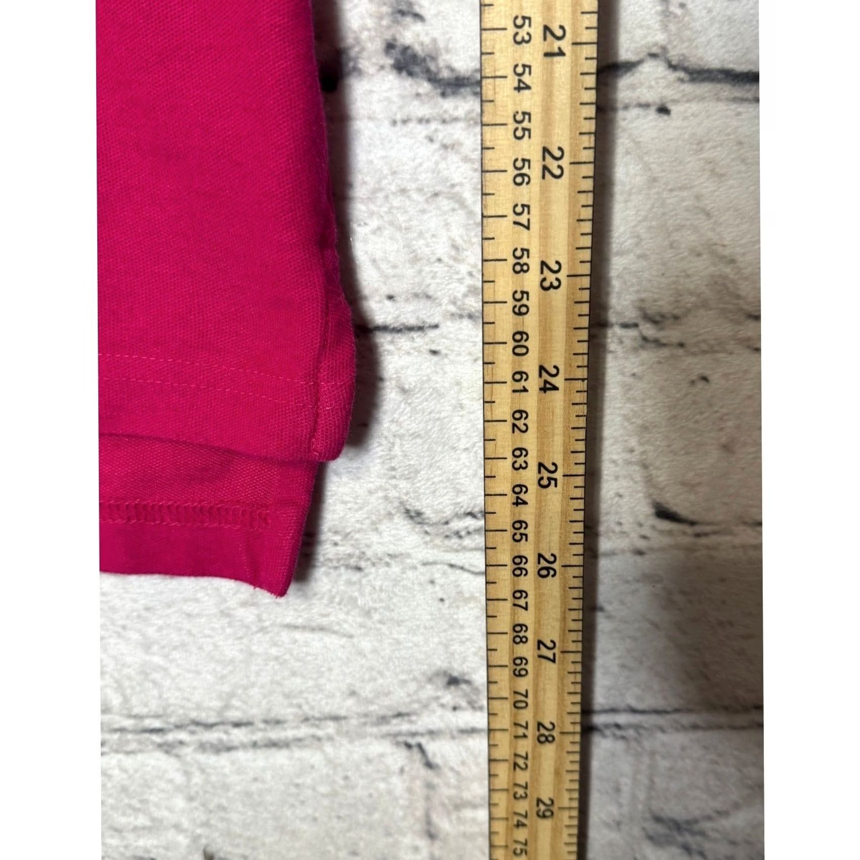 U.S. Polo Assn. U.S. Polo Assn. Performance Pique Polo Shirt Mens XL Pink Short Sleeve Casual Activewear Golf Breathable Embroidered Logo Summer Sport Shirt Size US XL / EU 56 / 4 - 5 Thumbnail