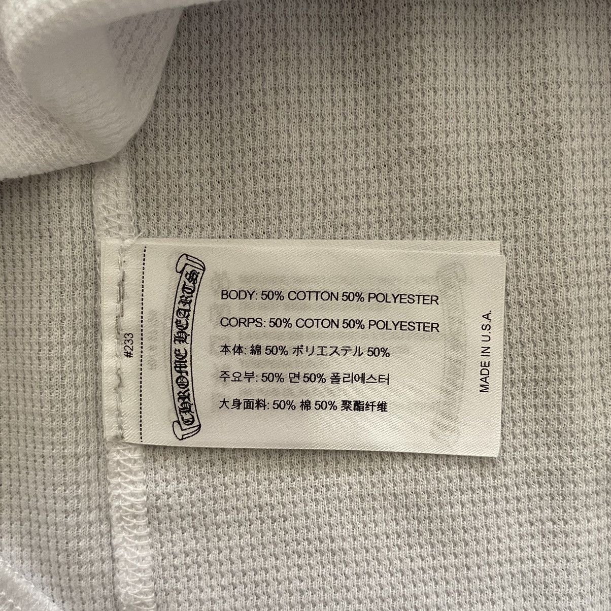 Chrome Hearts Chrome Hearts Scroll Thermal long t-shirt white Size L / US 10 / IT 46 - 8 Thumbnail