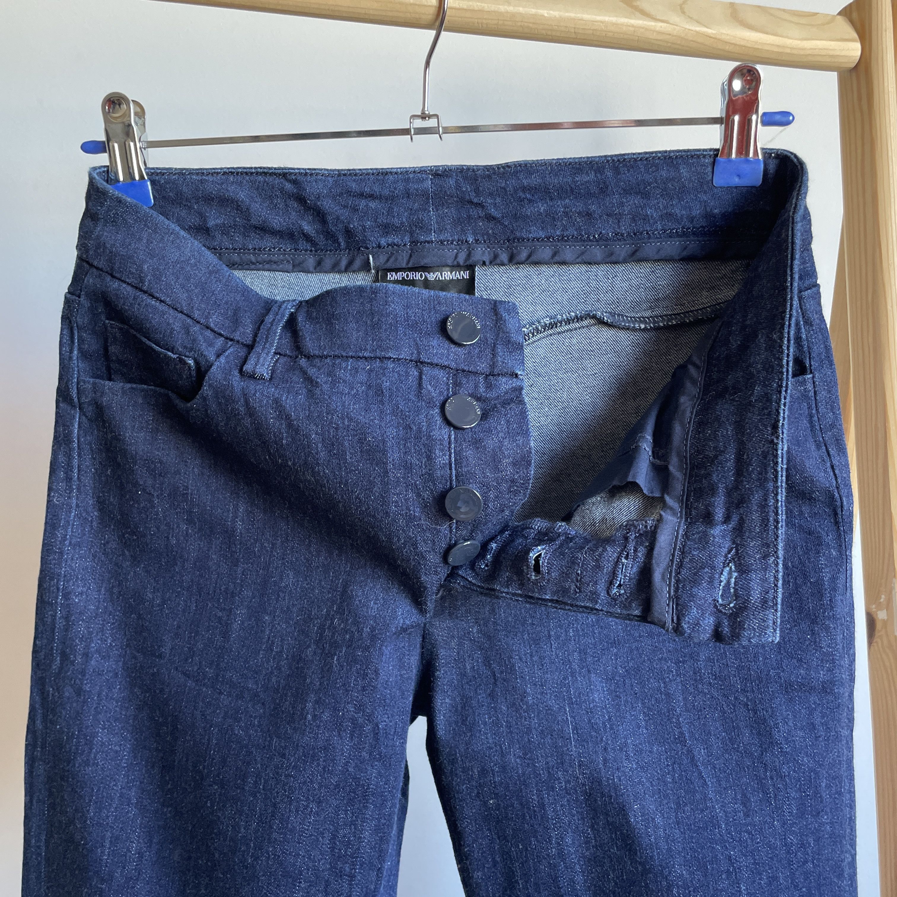 Emporio Armani Emporio Armani Womens Straight Denim Size 27 Size 27" / US 4 / IT 40 - 5 Thumbnail
