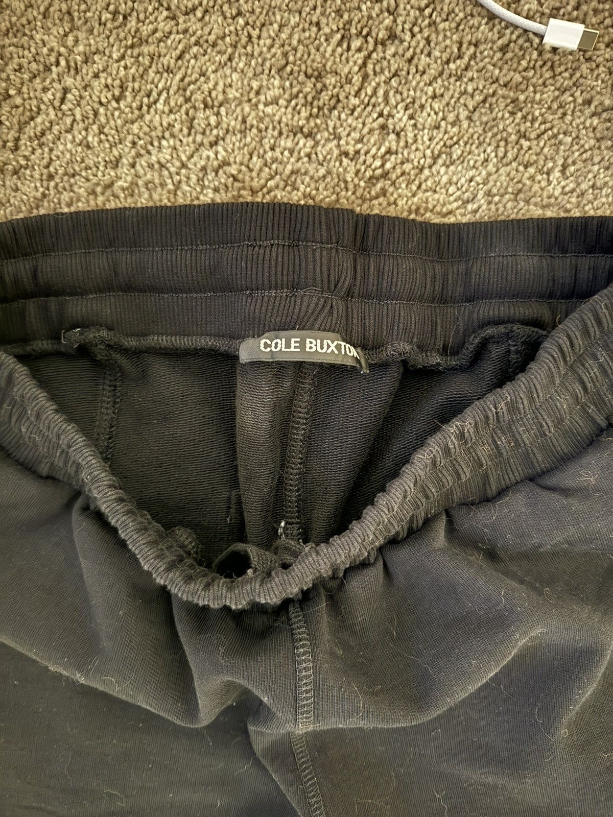 Cole Buxton Cole Buxton Stacked Sweatpant (Black) Size US 34 / EU 50 - 2 Thumbnail