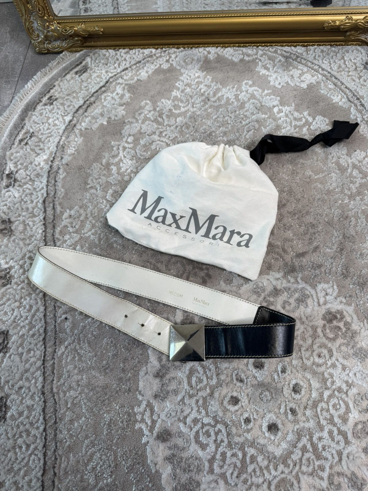 Max Mara Max Mara Leather Belt Size ONE SIZE - 1 Thumbnail