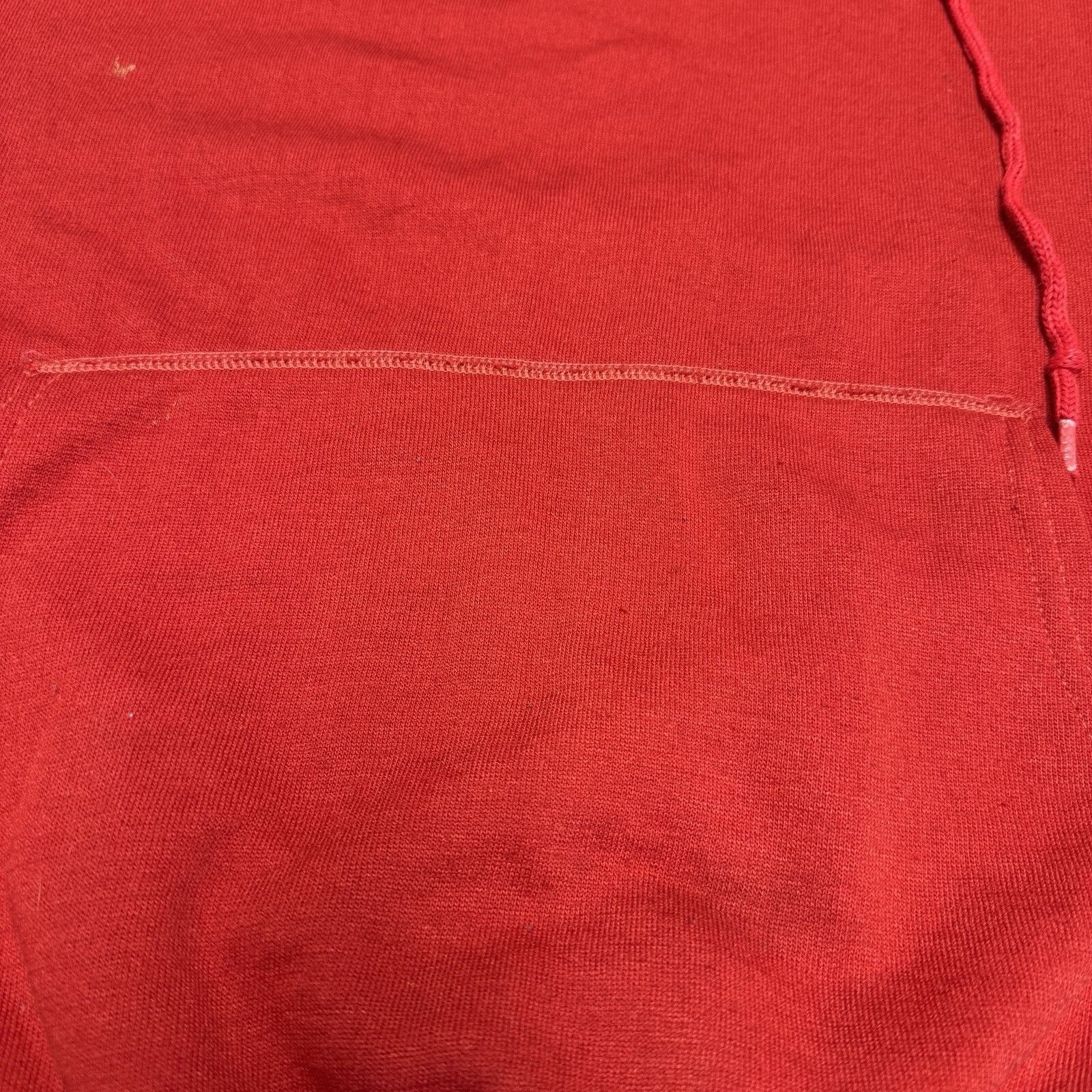Vintage Vintage 70s 80s Sweat Hoodie Adult S/M Red Sweatshirt Size US M / EU 48-50 / 2 - 7 Thumbnail