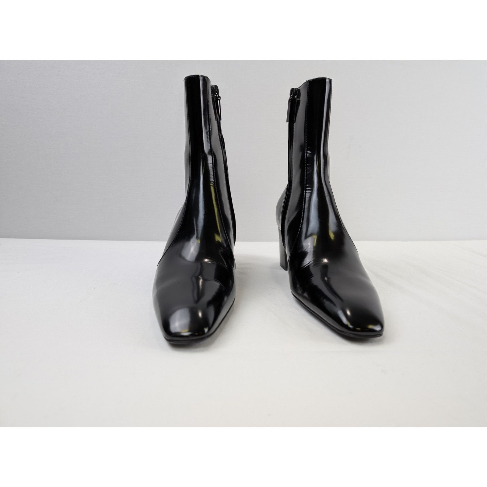 Saint Laurent Paris o1rshd1 XIV 70 Zipped Boots in Black Size US 8 / EU 41 - 8 Thumbnail