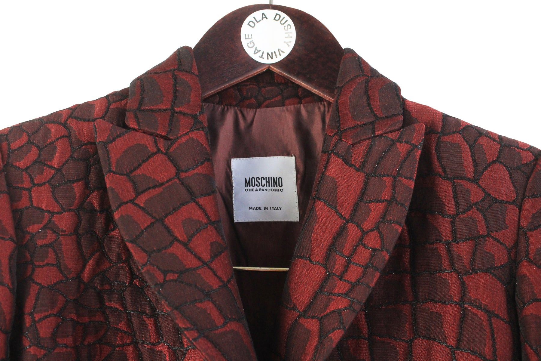 Moschino × Vintage Moschino Blazer Women's 34 Size XS / US 0-2 / IT 36-38 - 4 Thumbnail