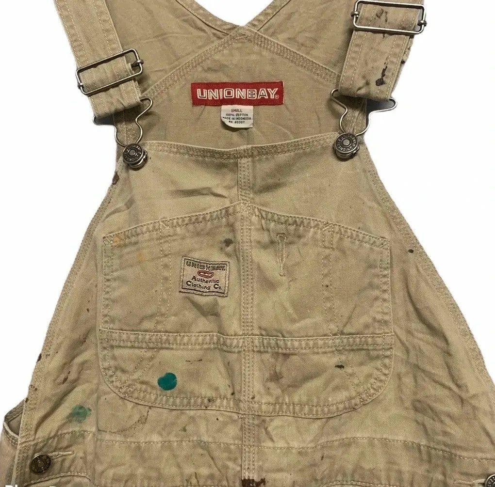 UNIONBAY × Vintage Vintage Union Bay Overalls Paint Splatter Work Wear Overall Size US 32 / EU 48 - 6 Thumbnail