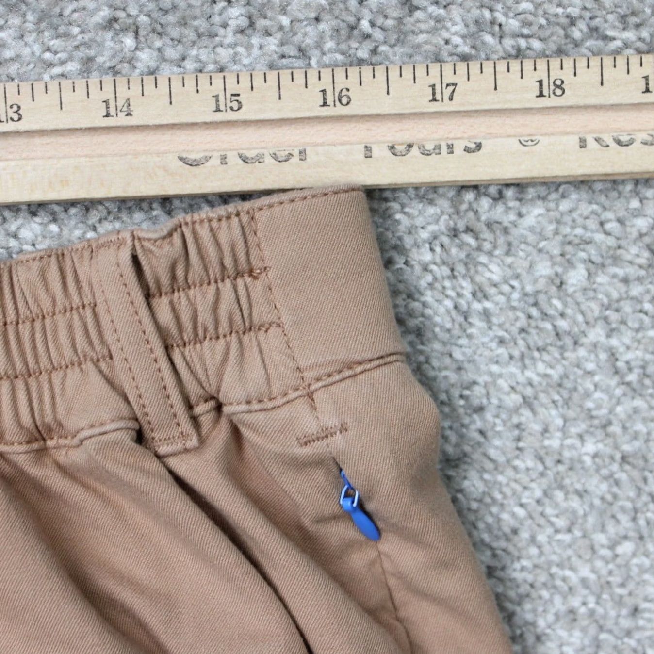 Camel Mugsy Pants Mens Large Beige Traveler Chino Stretch Regular Rise 34x32 Casual Travel Denim? (Note: Rigid) Size US 33 - 7 Thumbnail