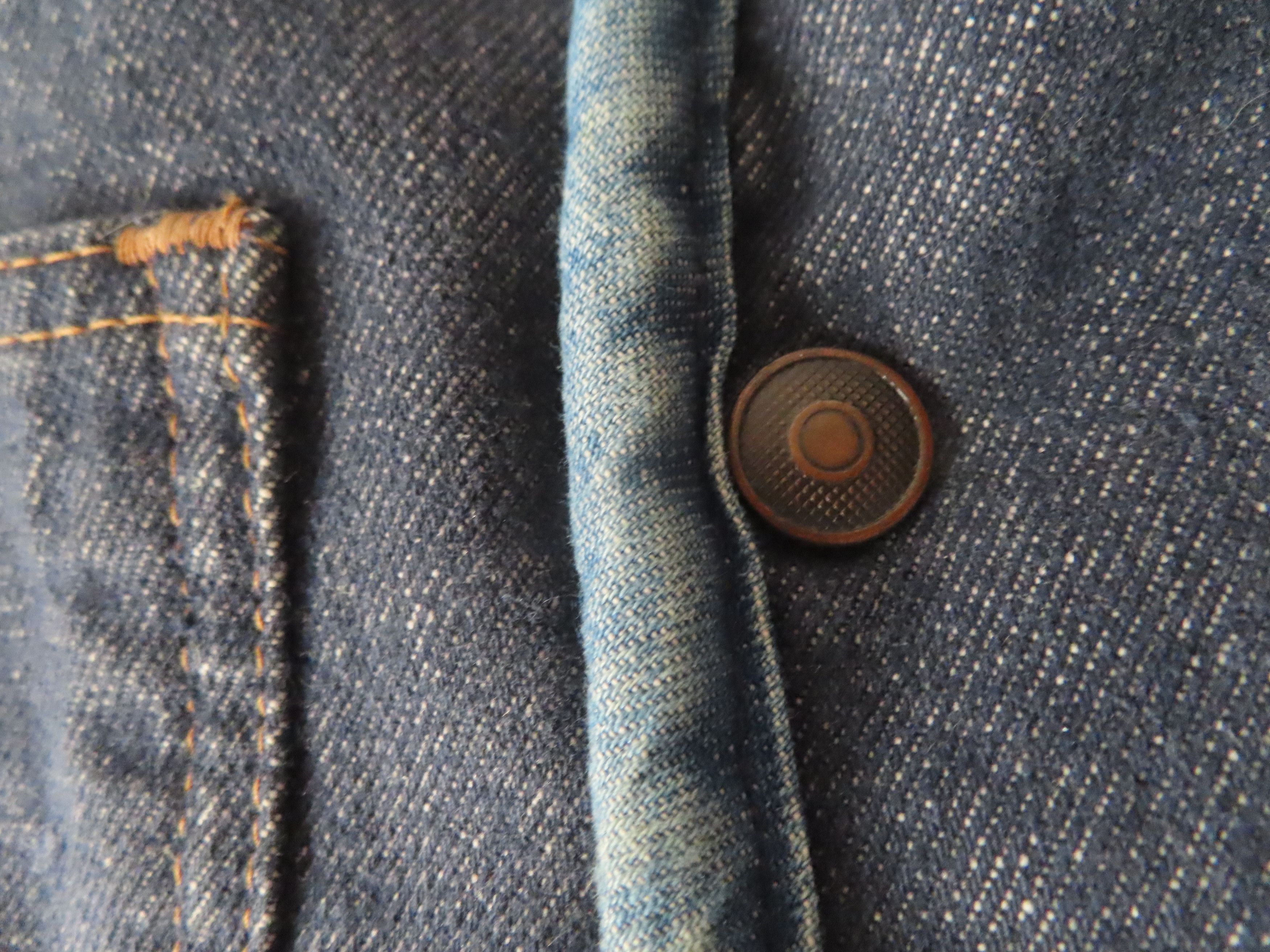 Carhartt × Vintage CARHARTT Large tall Sherpa Lined Denim SnapFront Gilet Vntg Size US L / EU 52-54 / 3 - 3 Thumbnail