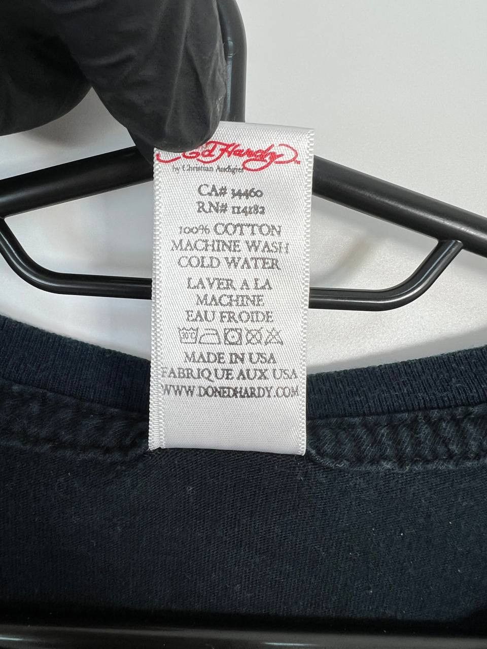 Ed Hardy VTG Ed Hardy Mens Black T-Shirt Size L Don Ed Hardy Size US L / EU 52-54 / 3 - 3 Thumbnail