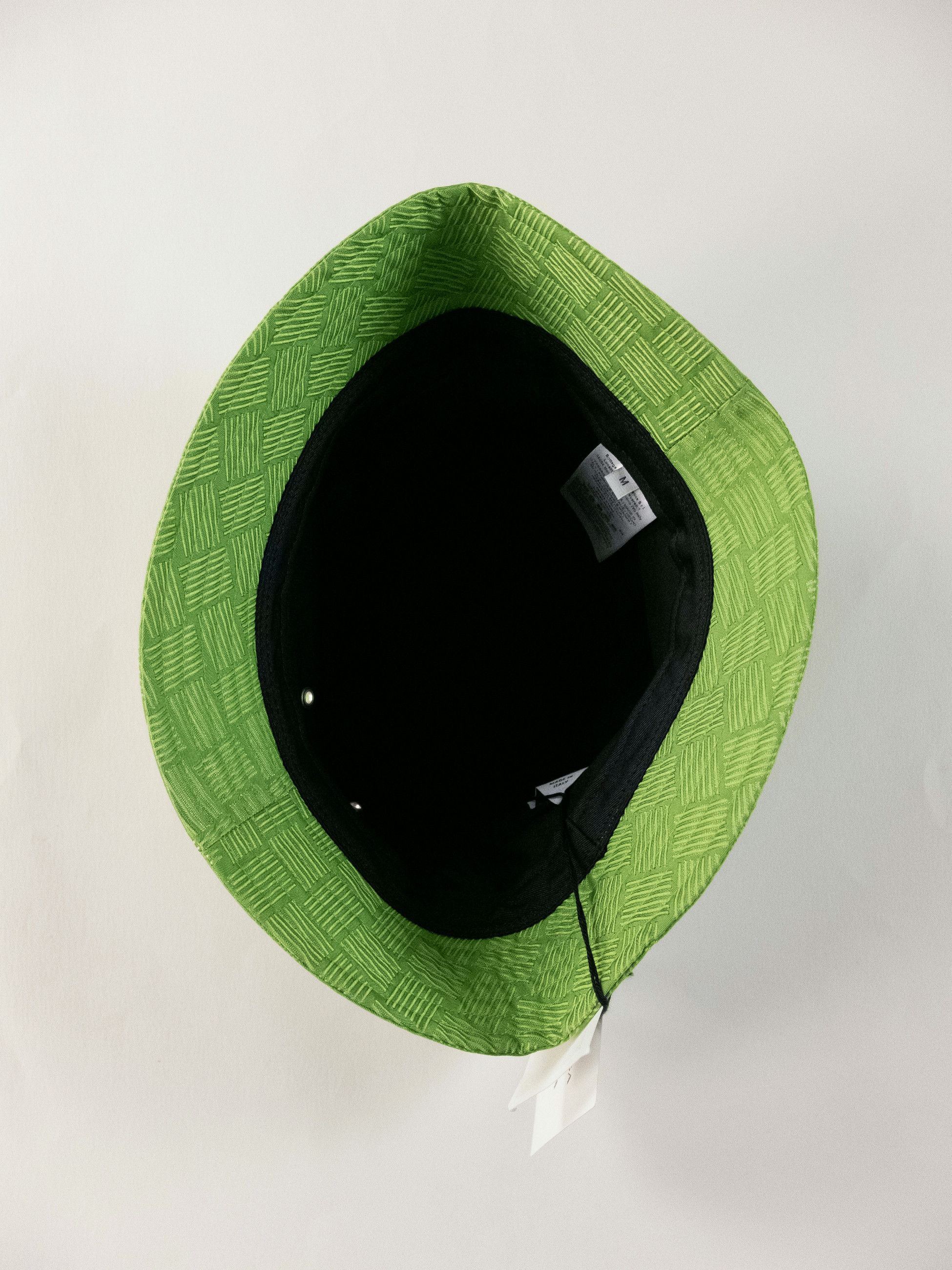 Bottega Veneta BOTTEGA VENETA intrecciato pattern green bucket hat Medium q Size ONE SIZE - 8 Thumbnail