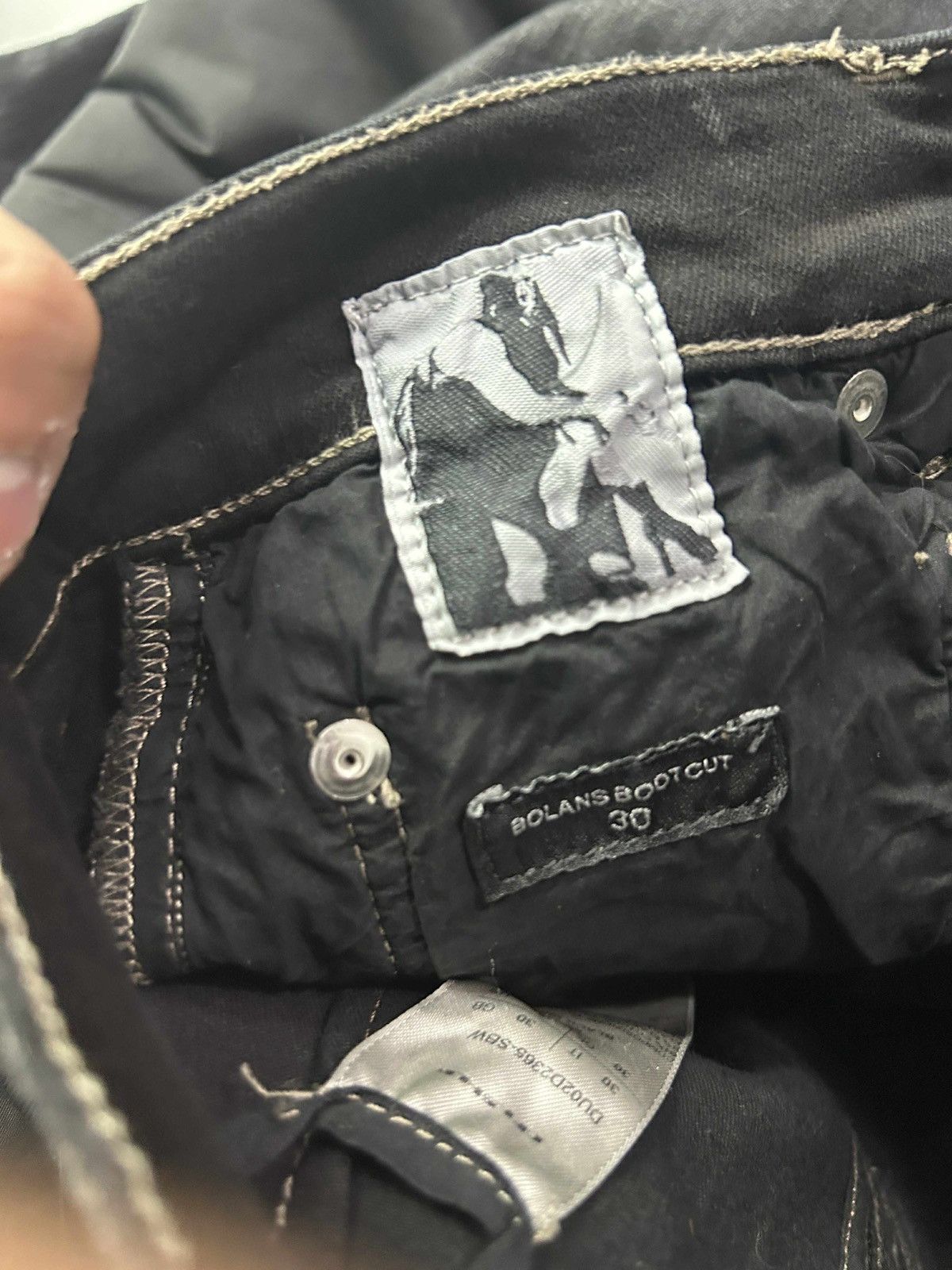 Rick Owens Drkshdw RICK OWENS BOLANS BOOTCUT WASH SIZE 30 Size US 30 / EU 46 - 4 Thumbnail