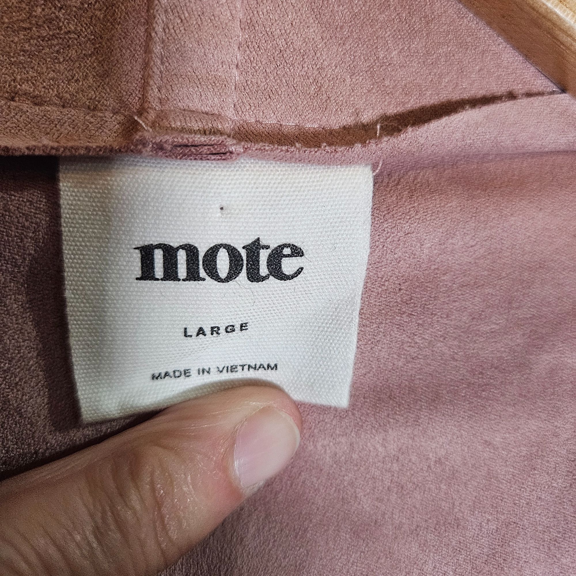 Other Mote Women's Asymmetrical Zip Jacket Pink L Minimalist Clean Size L / US 10 / IT 46 - 5 Thumbnail