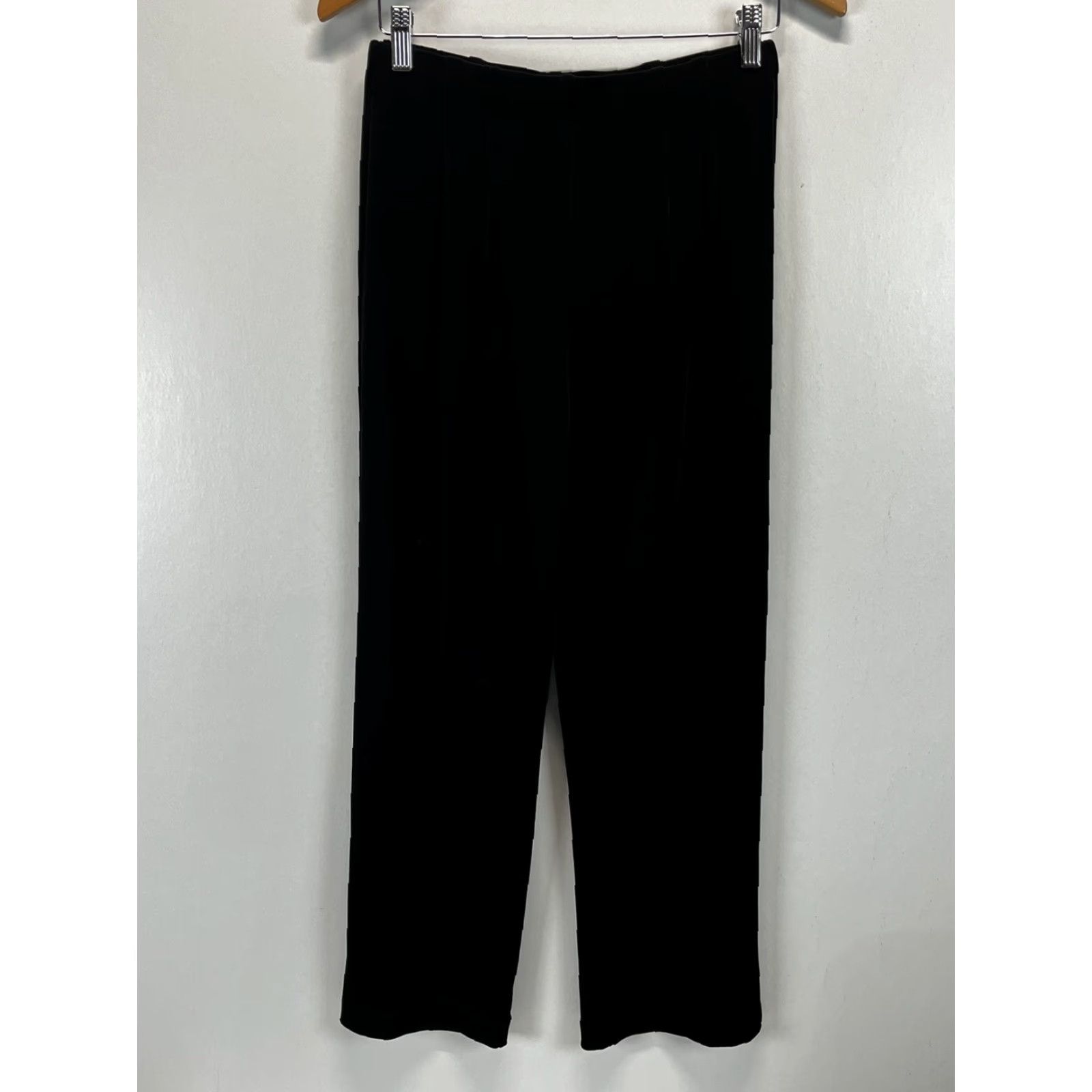 Vintage Chico's Travelers Slinky Pants Sz 1 Black Pull On Elastic Waist Ankle Women Regular Vintage No Size 25" / US 0 / IT 36 - 3 Thumbnail