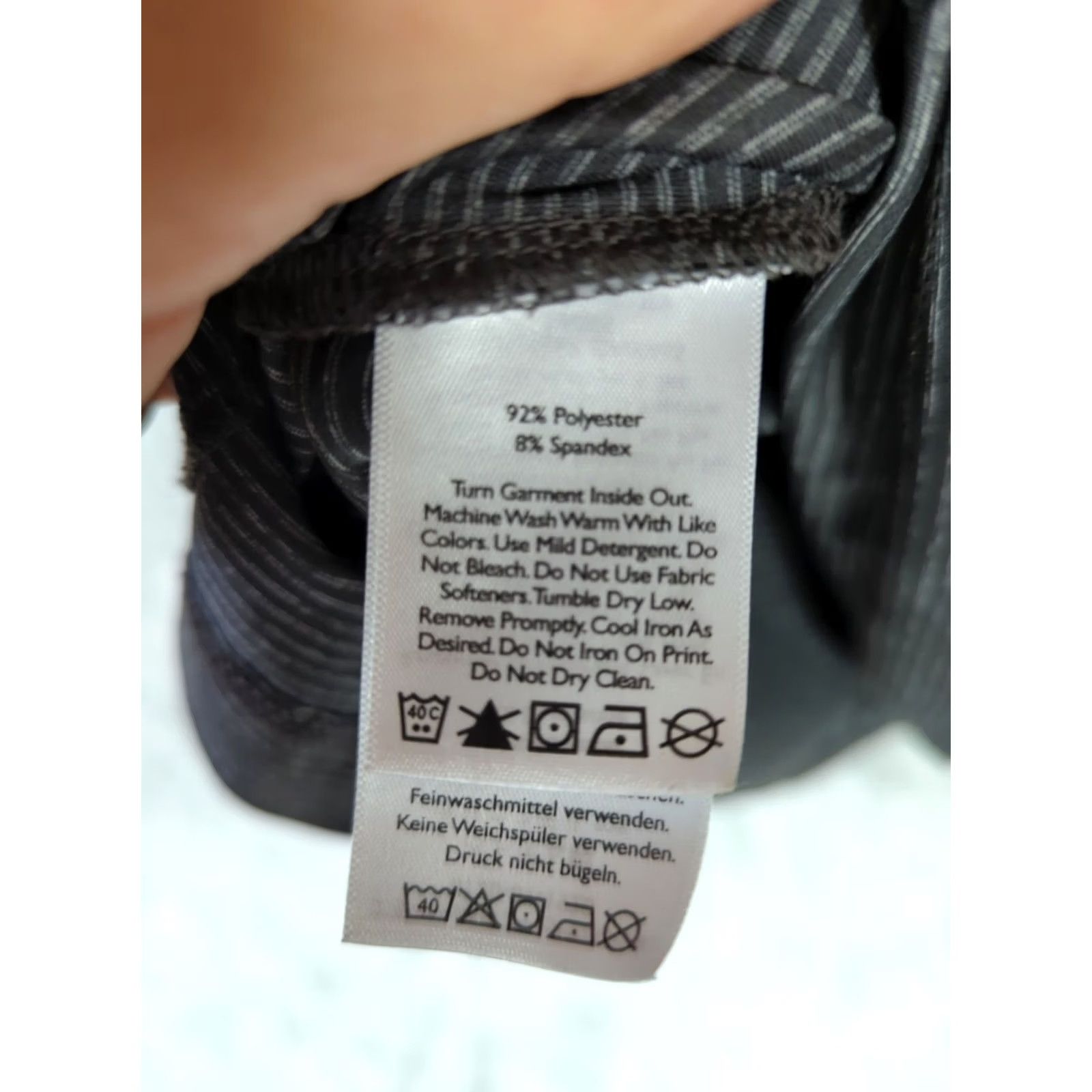 Eddie Bauer Eddie Bauer Hoodie Womens L Charcoal Travex V Neck Pullover Top Hiking Camp Striped Logo Breathable Lightweight Regular Set Size L / US 10 / IT 46 - 6 Thumbnail