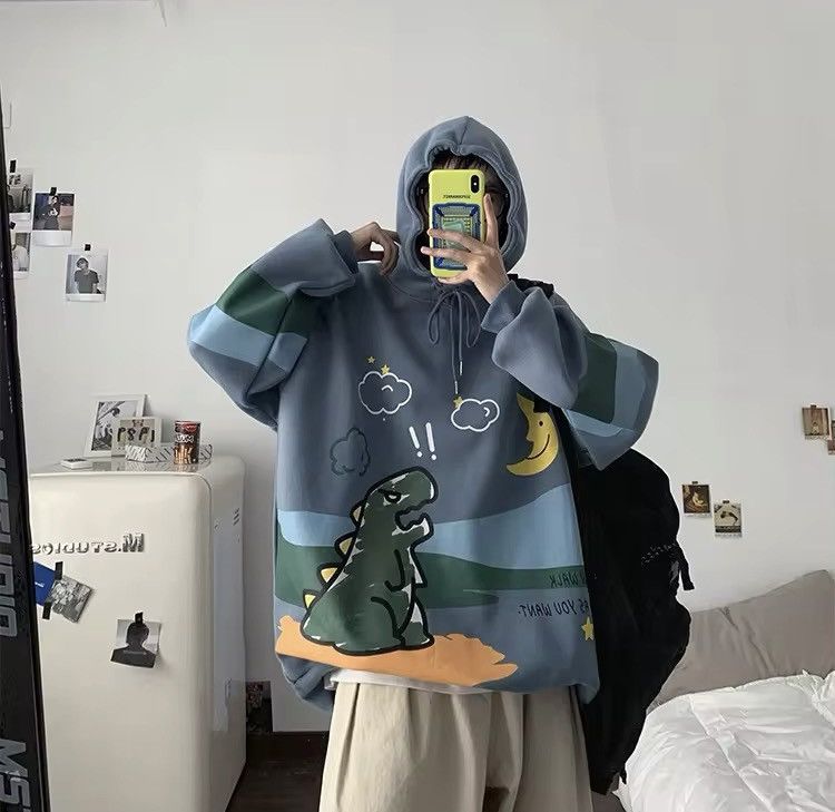 Japanese Brand Cartoon Full Print Sweater Hoodies Jumper Sweatshirt Size US L / EU 52-54 / 3 - 4 Thumbnail