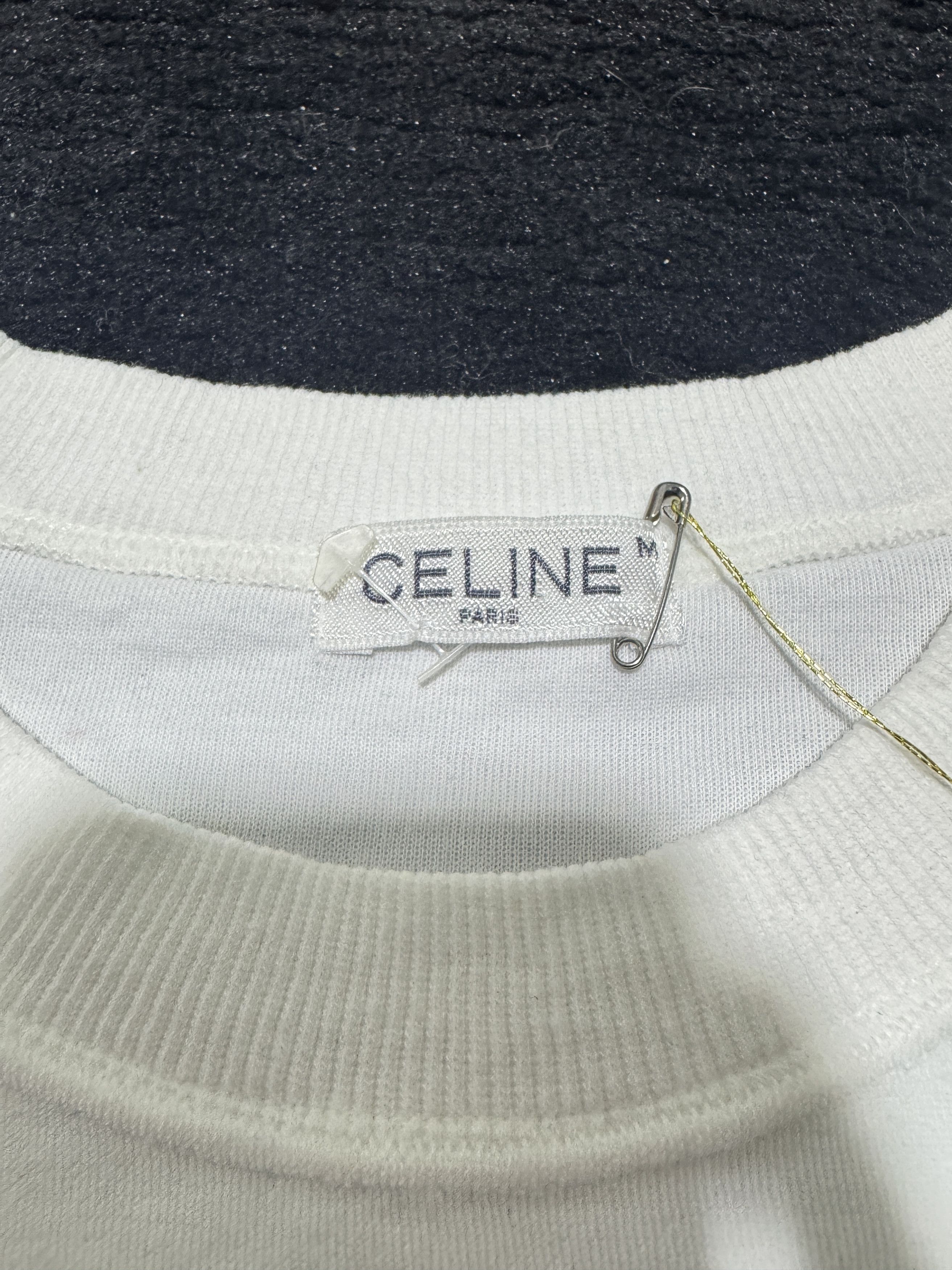 Celine Vintage Celine Paris Embroidered Japan Edition Sweatshirt Size US M / EU 48-50 / 2 - 4 Thumbnail