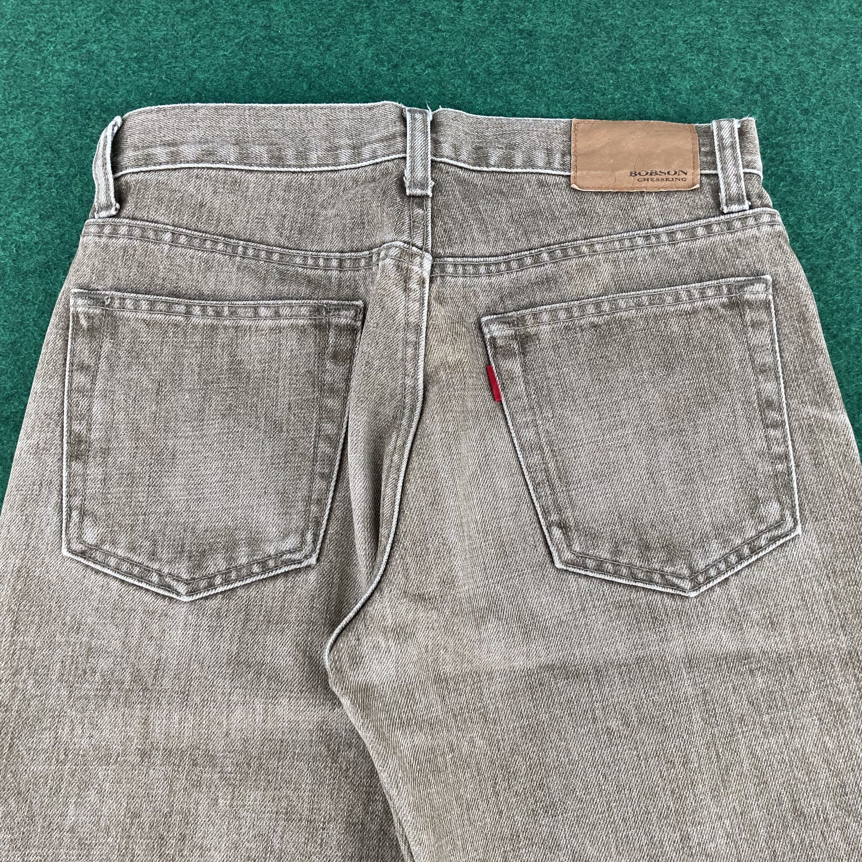 Japanese Brand × Vintage Vtg Bobson Denim Bootcut 28 Flared Faded Jeans Size US 28 / EU 44 - 9 Thumbnail