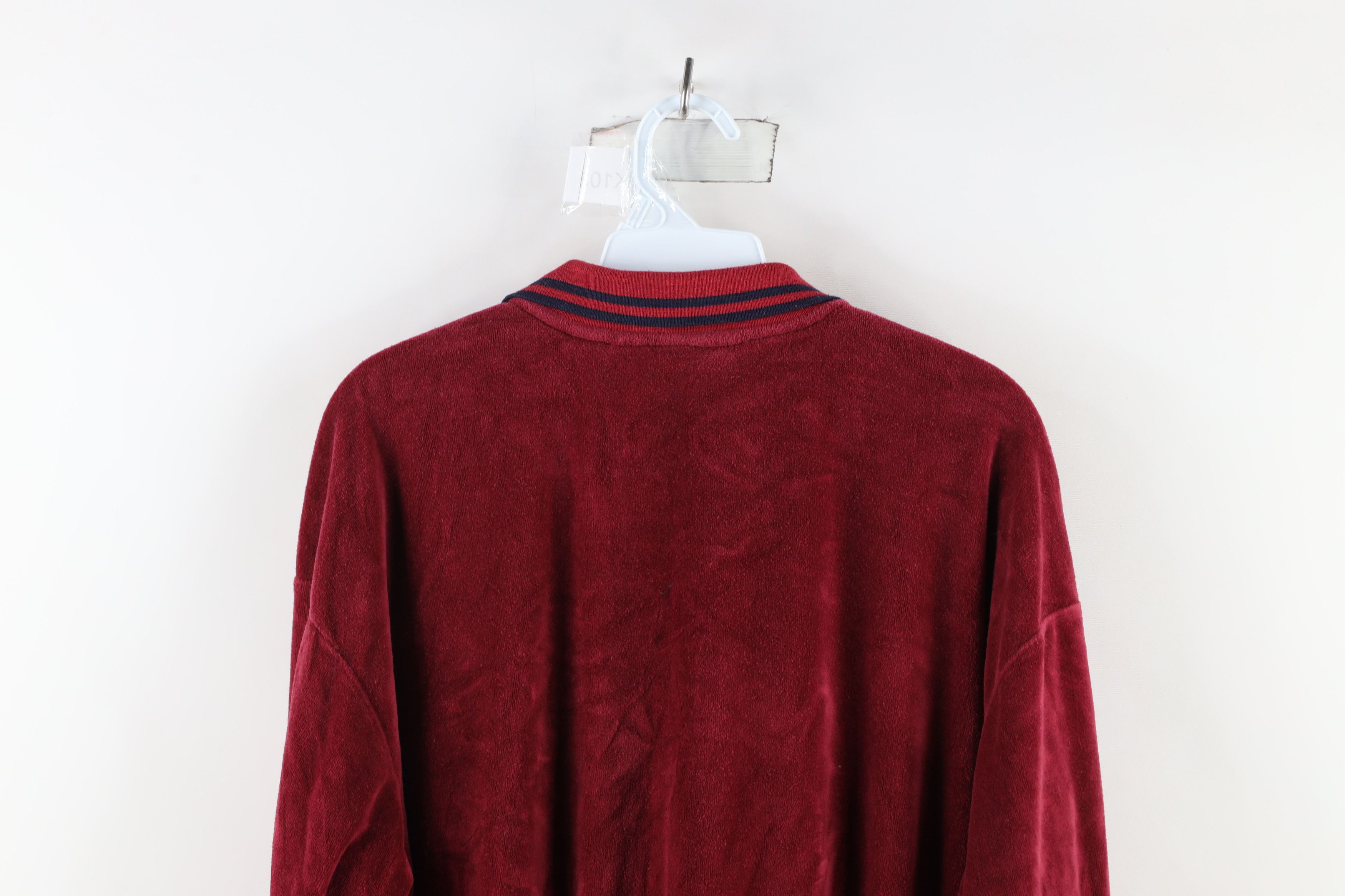 Vintage Vintage 90s Streetwear Collared Pullover Long Sleeve Polo Size US L / EU 52-54 / 3 - 7 Thumbnail