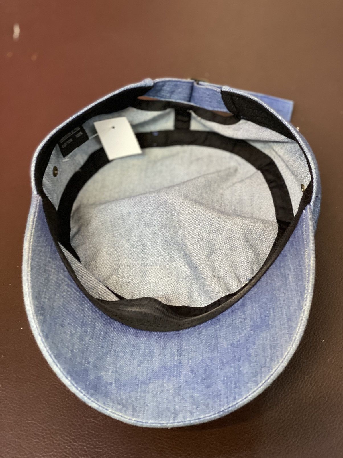 If Six Was Nine × Japanese Brand × Le Grande Bleu (L.G.B.) 2000s Japanese Brand Cadet Hat Distressed Size ONE SIZE - 3 Thumbnail