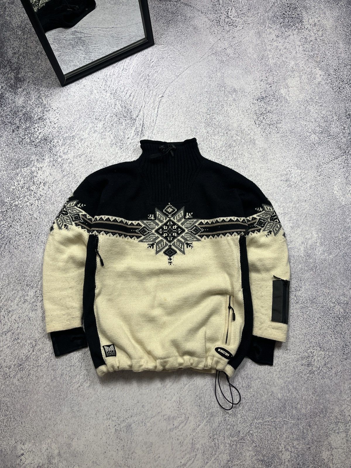 Dale Of Norway × Vintage Dale of Norway Storetind Windstopper Weatherproof Sweater Size US M / EU 48-50 / 2 - 1 Thumbnail