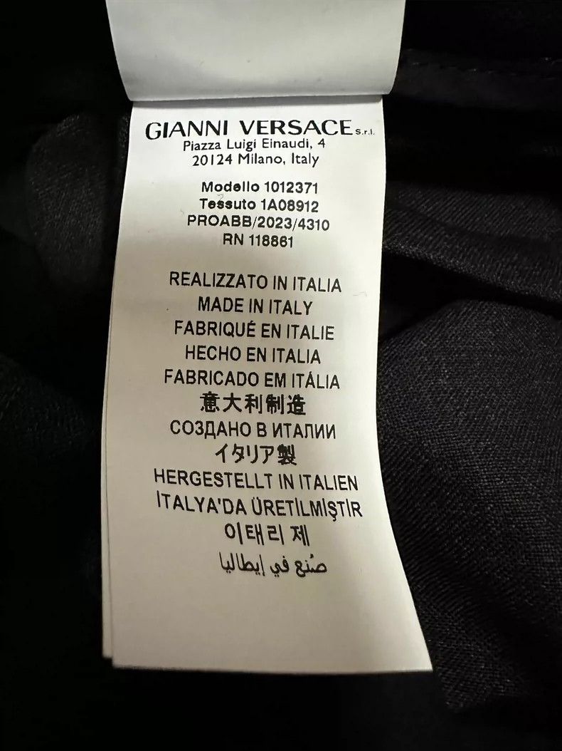 Versace Versace Medusa wool pants Size US 36 / EU 52 - 8 Thumbnail