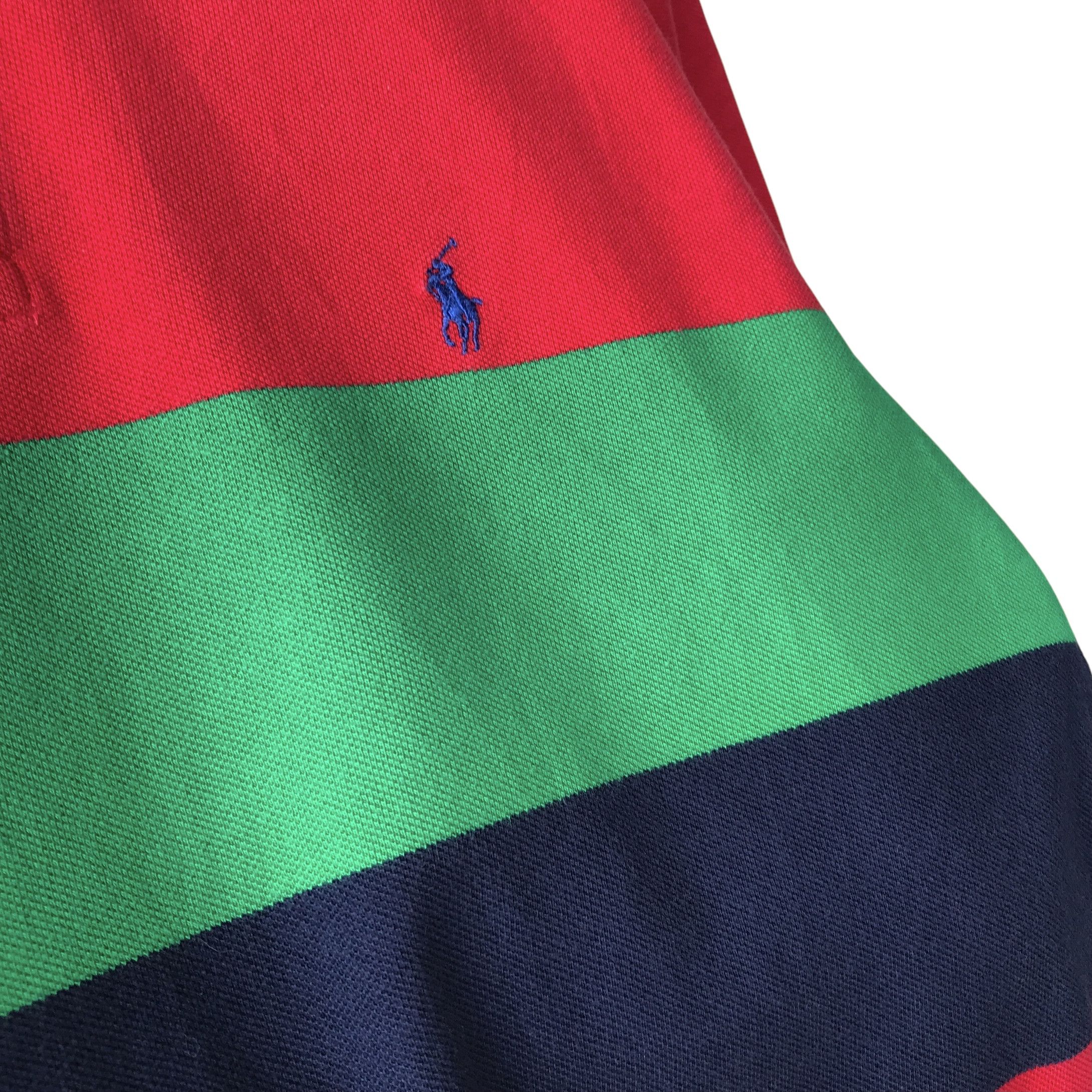 Polo Ralph Lauren × Ralph Lauren Polo Ralph Lauren RL Tri-Stripe Casual Polo Tee Size US M / EU 48-50 / 2 - 5 Thumbnail