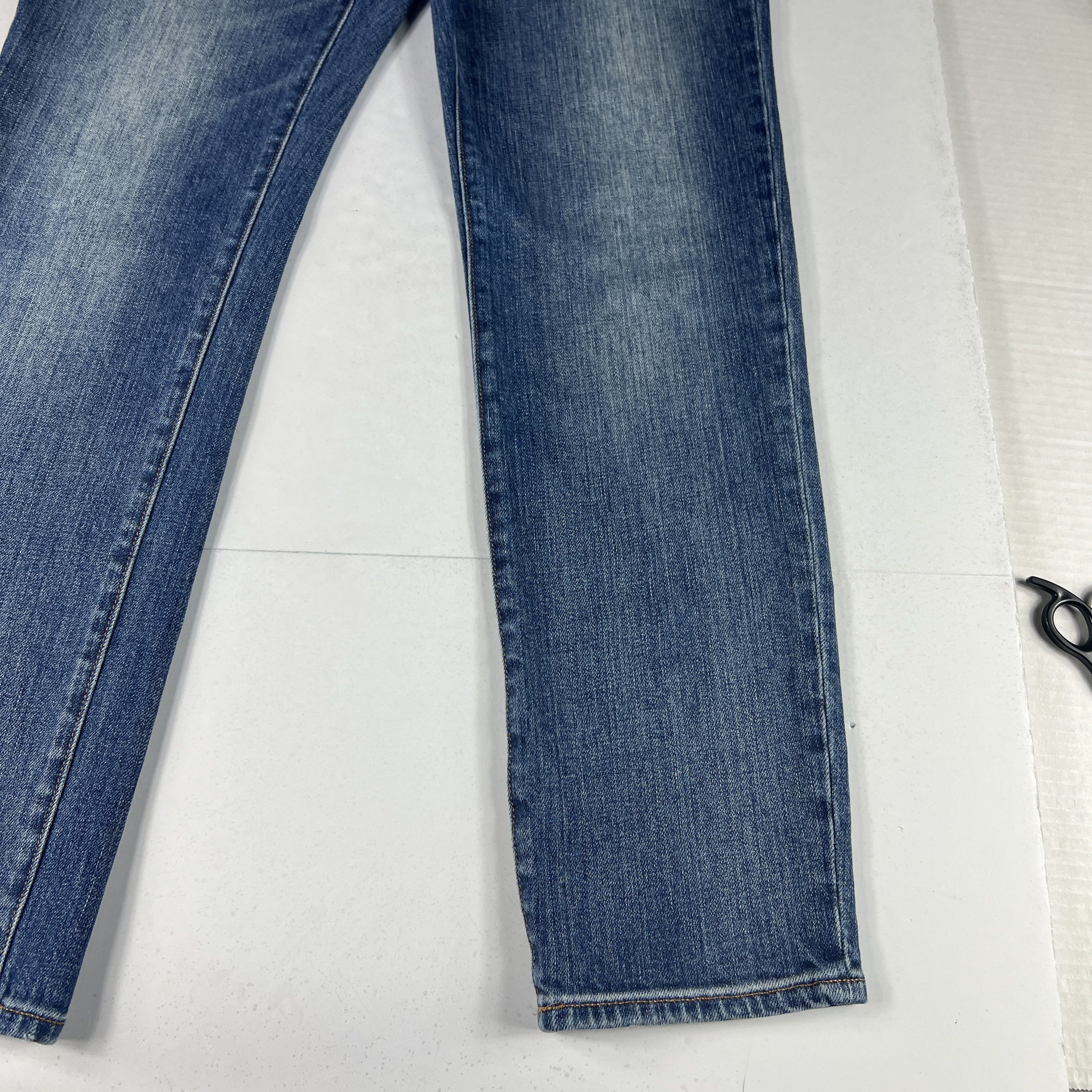 Madewell Madewell Jeans Athletic Slim Blue Faded Stretch Denim Size US 30 / EU 46 - 5 Thumbnail