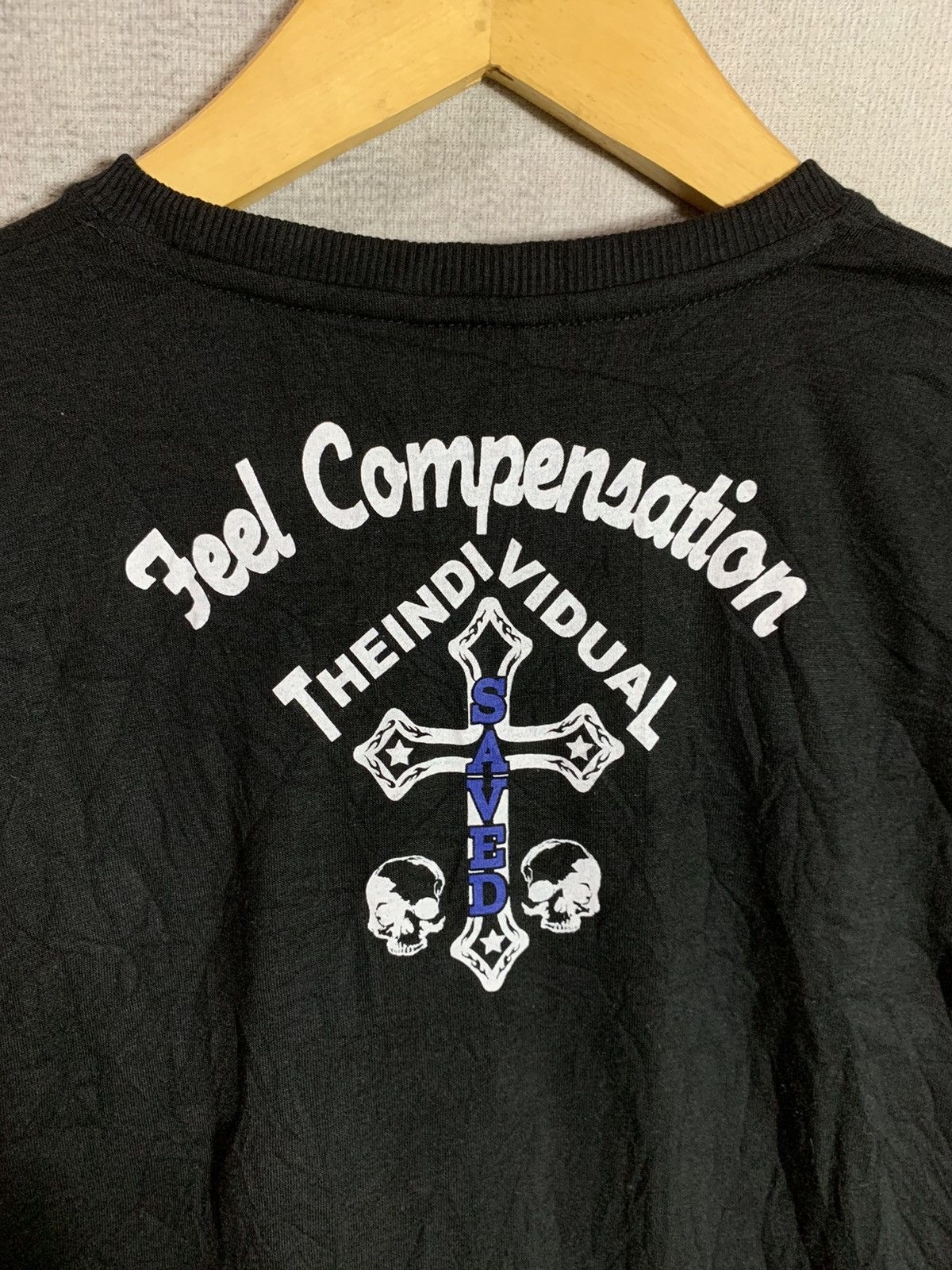 14th Addiction × In The Attic × KMRii Japanese Poem Cross LongSleeve 'KMRii Style Size US L / EU 52-54 / 3 - 4 Thumbnail