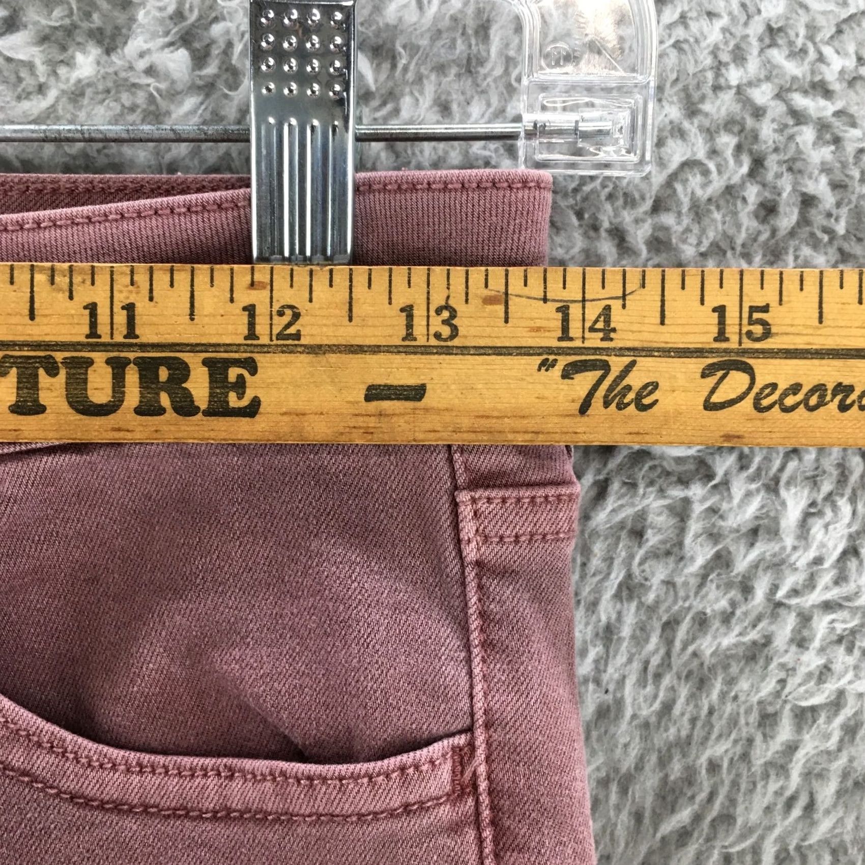 American Eagle Outfitters American Eagle Outfitters Skinny Jeans Womens 2 Purple Low Rise Zip Fly Button Jeans Mens? Size 26" / US 2 / IT 38 - 5 Thumbnail
