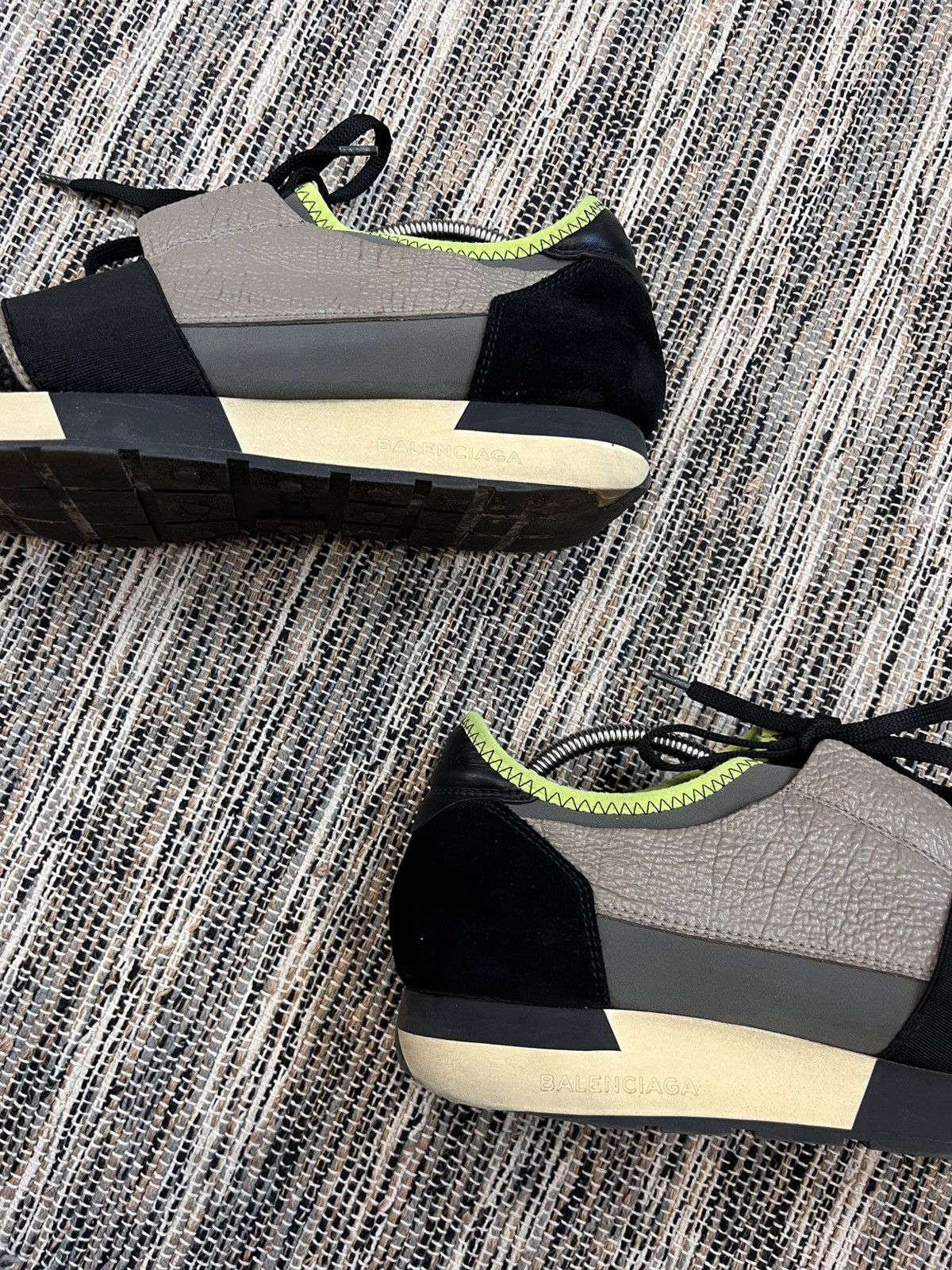 Balenciaga × Designer Balenciaga Race Runner Leather sneakers Japanese style shoes Size US 7 / IT 37 - 7 Thumbnail