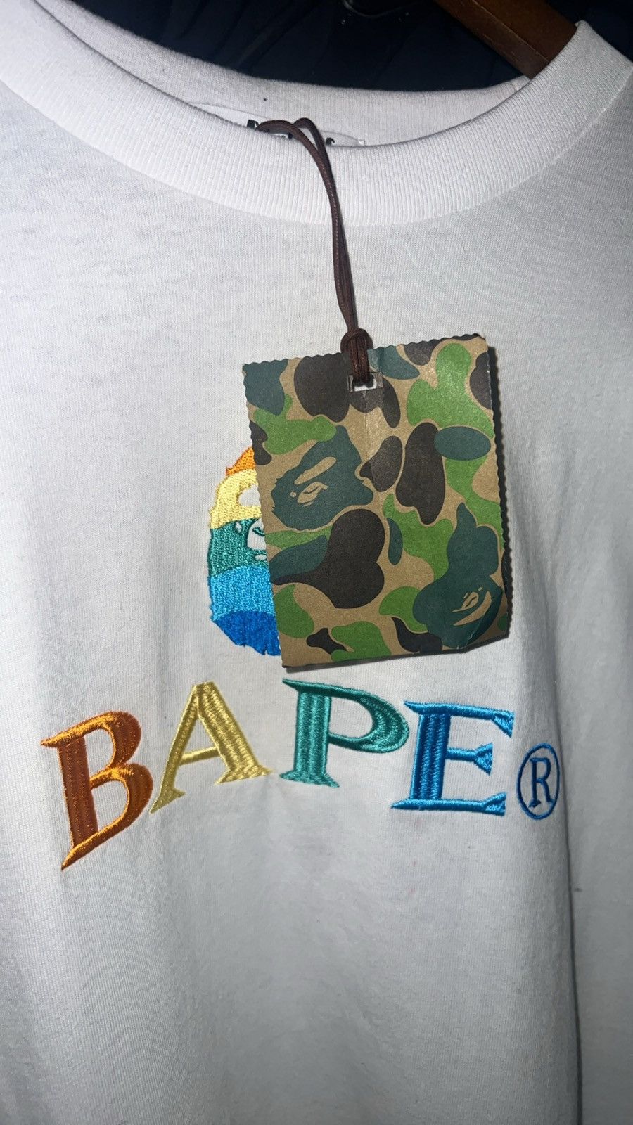 Bape BAPE embroidery relaxed fit Longsleve Size US M / EU 48-50 / 2 - 2 Thumbnail