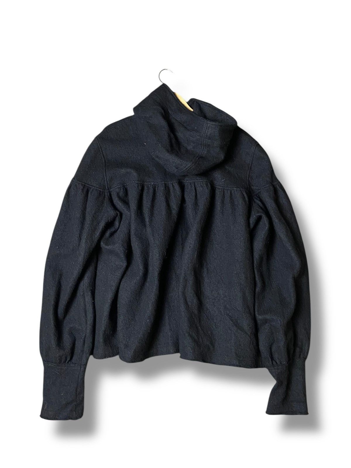 Japanese Brand × Vintage × Zucca Vintage ZUCCA Wool Dolly Buttoned Hooded Jacket (119) Size US L / EU 52-54 / 3 - 2 Thumbnail