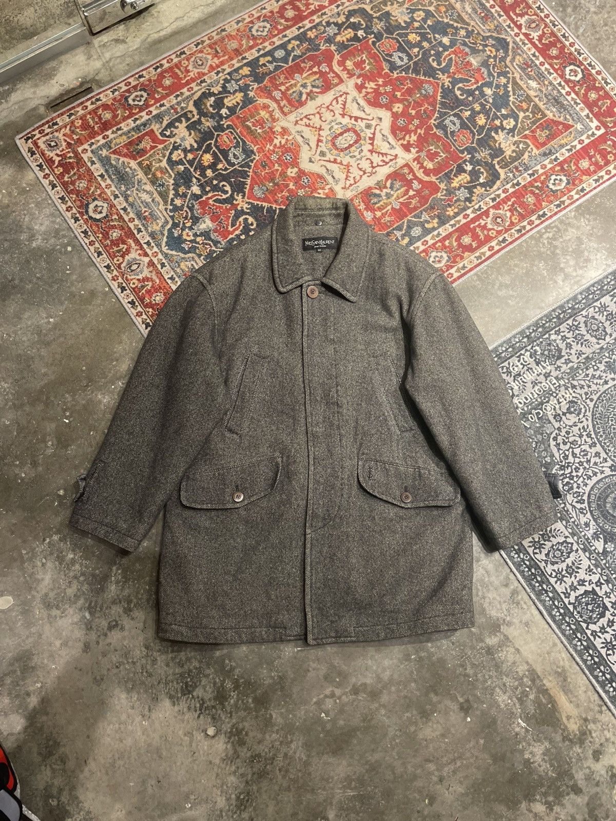 Yves Saint Laurent YVESSAINTLAURENT COAT Size US XL / EU 56 / 4 - 1 Thumbnail