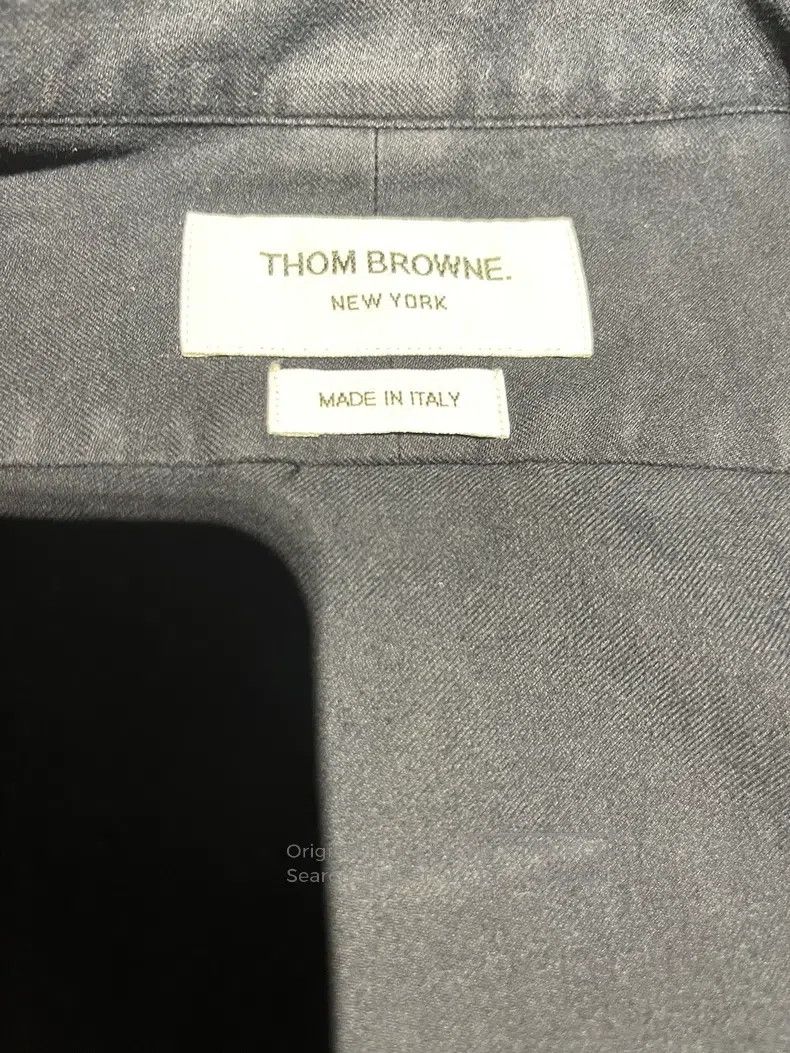 Thom Browne Thom Browne Sleeve label single row long sleeve button shi Size US S / EU 44-46 / 1 - 4 Thumbnail