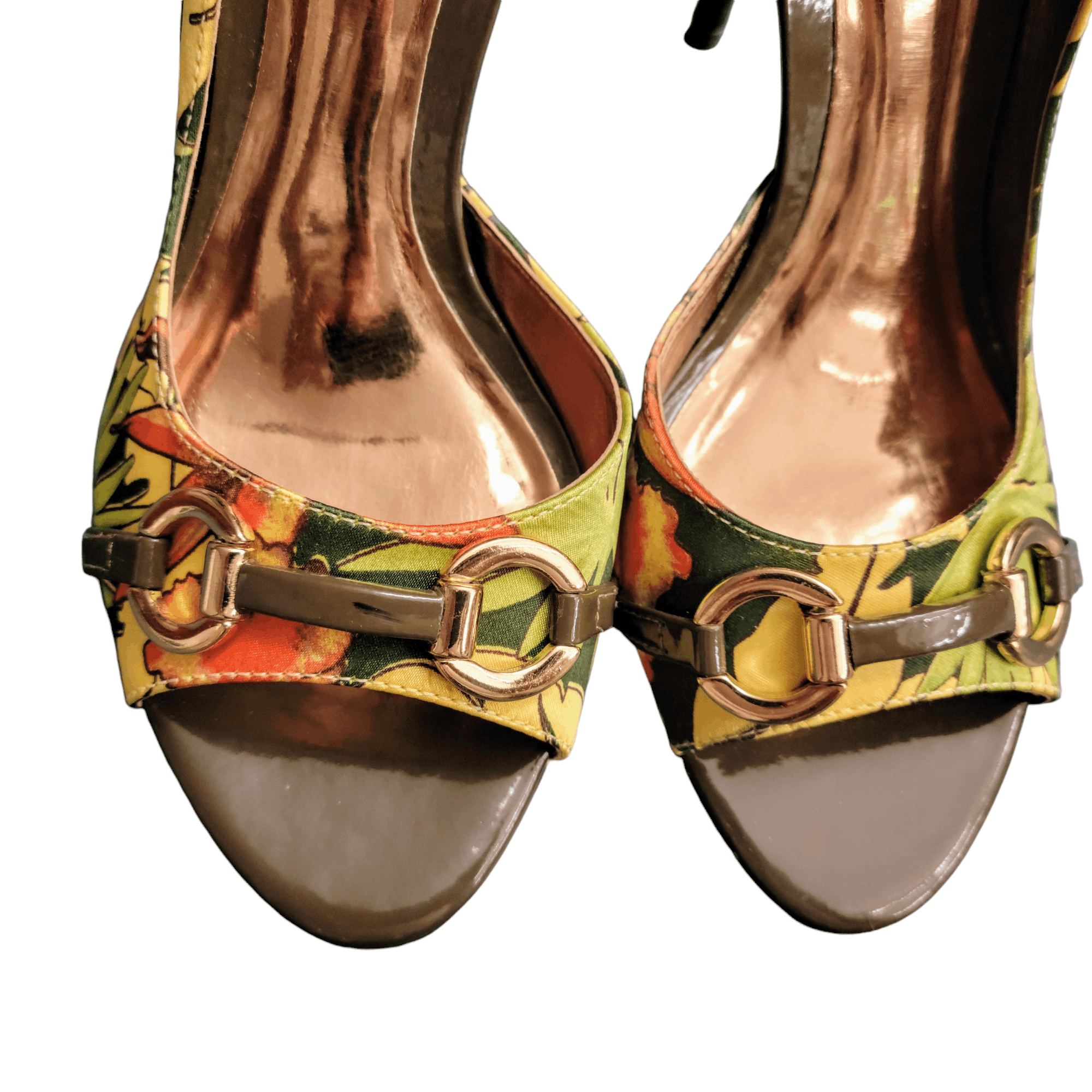 NBDN Nobrandedon Carlos Santana Roulette Green Savage Heels Pumps Shoes High Size US 7.5 / IT 37.5 - 7 Thumbnail