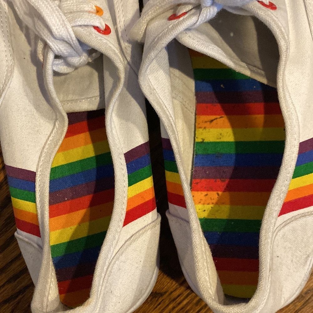 Target Basics Target Unisex Women’s 11 Men 9 Pride Rainbow Sneakers Size US 11 / IT 41 - 5 Thumbnail