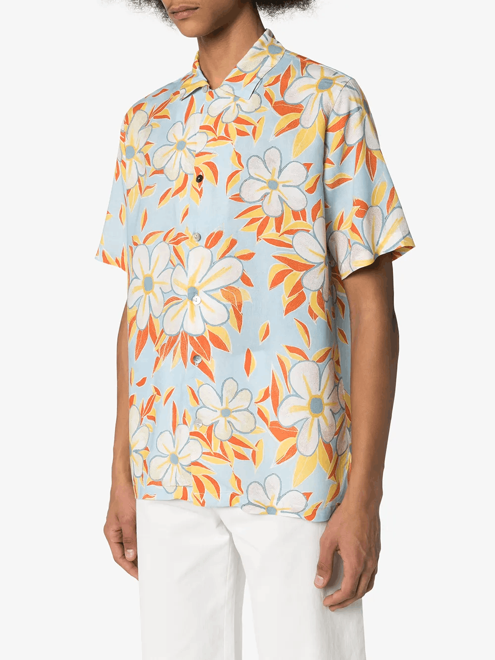 Other Flower Aloha Print Shirt Size US L / EU 52-54 / 3 - 3 Thumbnail