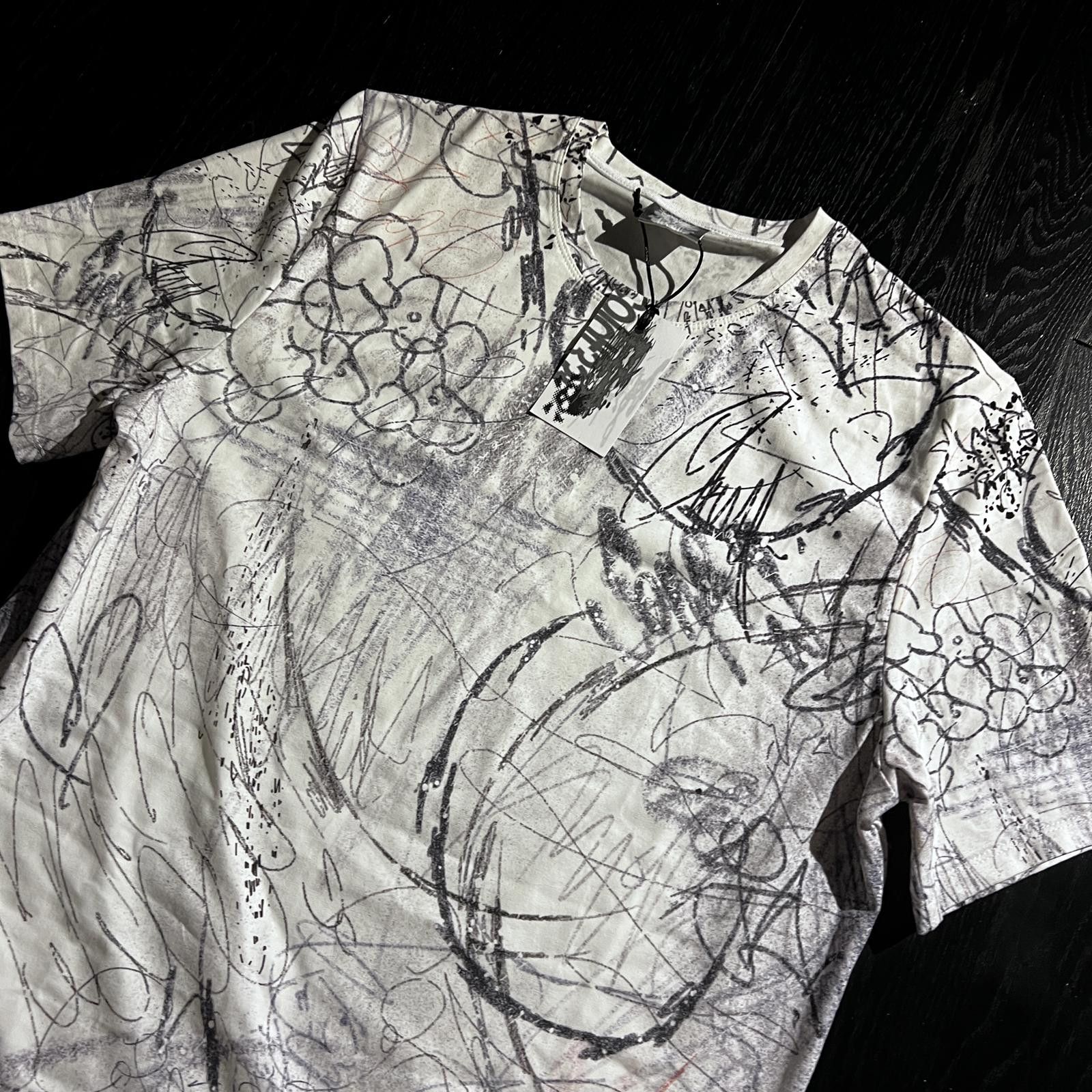 Other Cold Feet Grafitti White Tee Shirt Size US XL / EU 56 / 4 - 2 Thumbnail