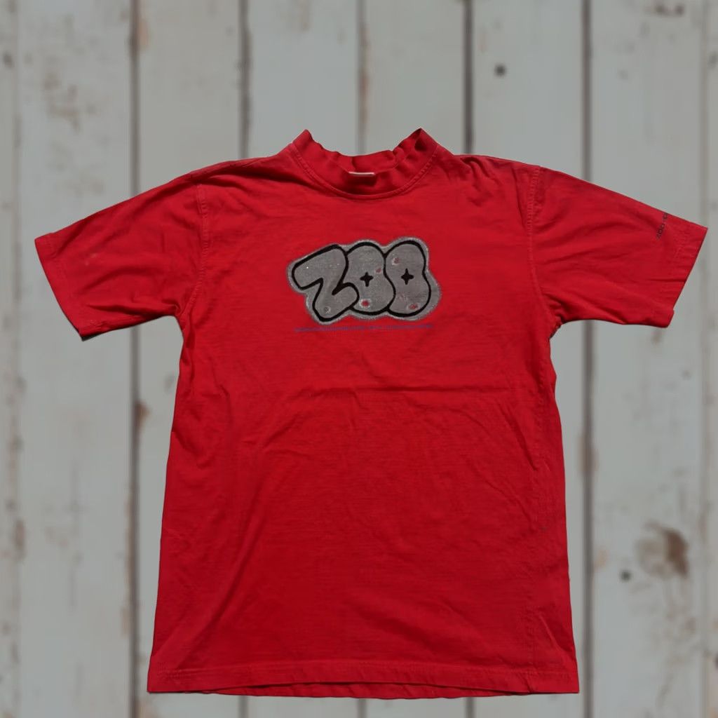 Zoo York VINTAGE ZOO YORK T-Shirt S Red New York NY Street Skateboarding Mock Neck 1990s-Y2K Size US S / EU 44-46 / 1 - 1 Thumbnail