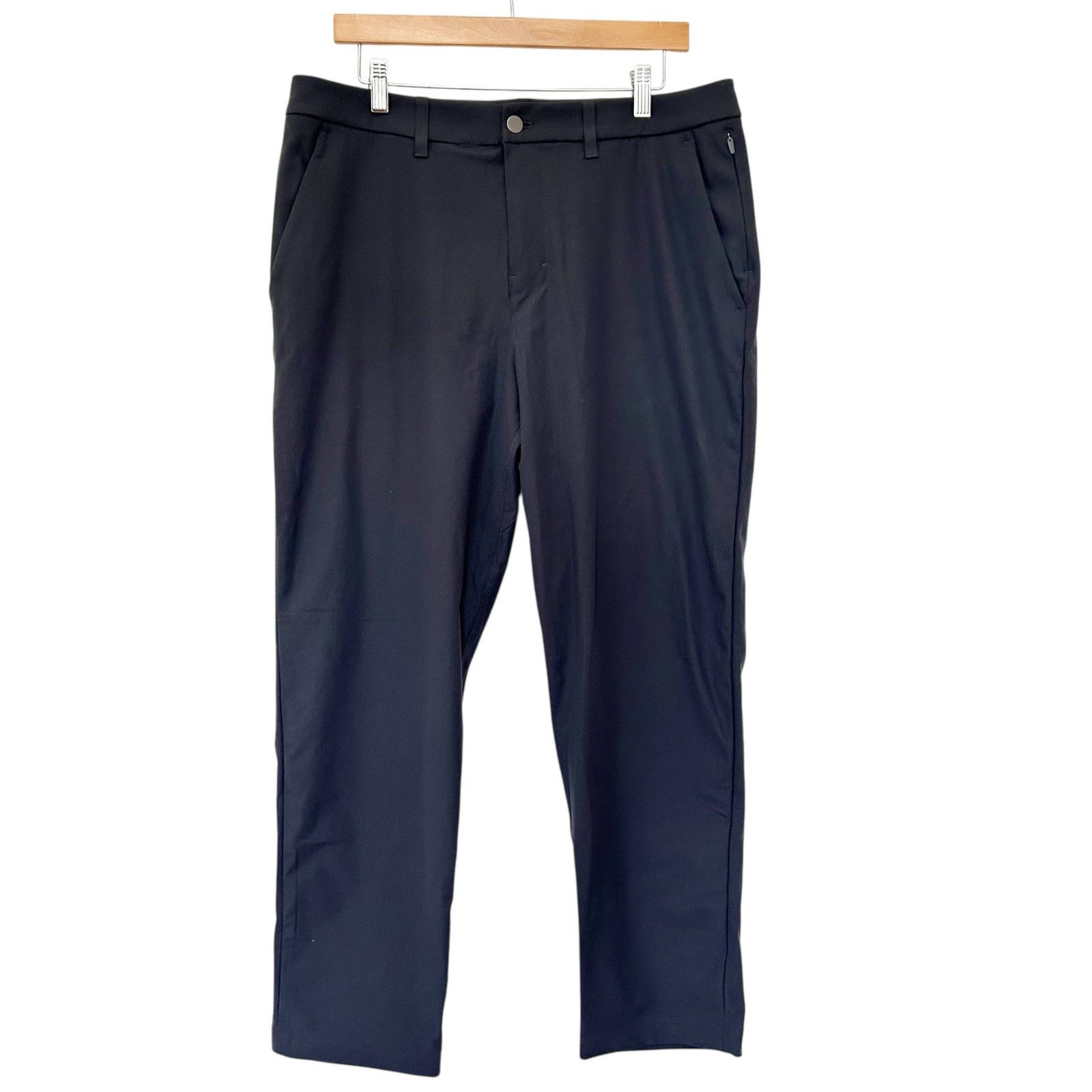 Lululemon Lululemon Gray ABC Classic Fit 5 Pocket Warpstreme Pants 34 Size US 34 / EU 50 - 1 Thumbnail