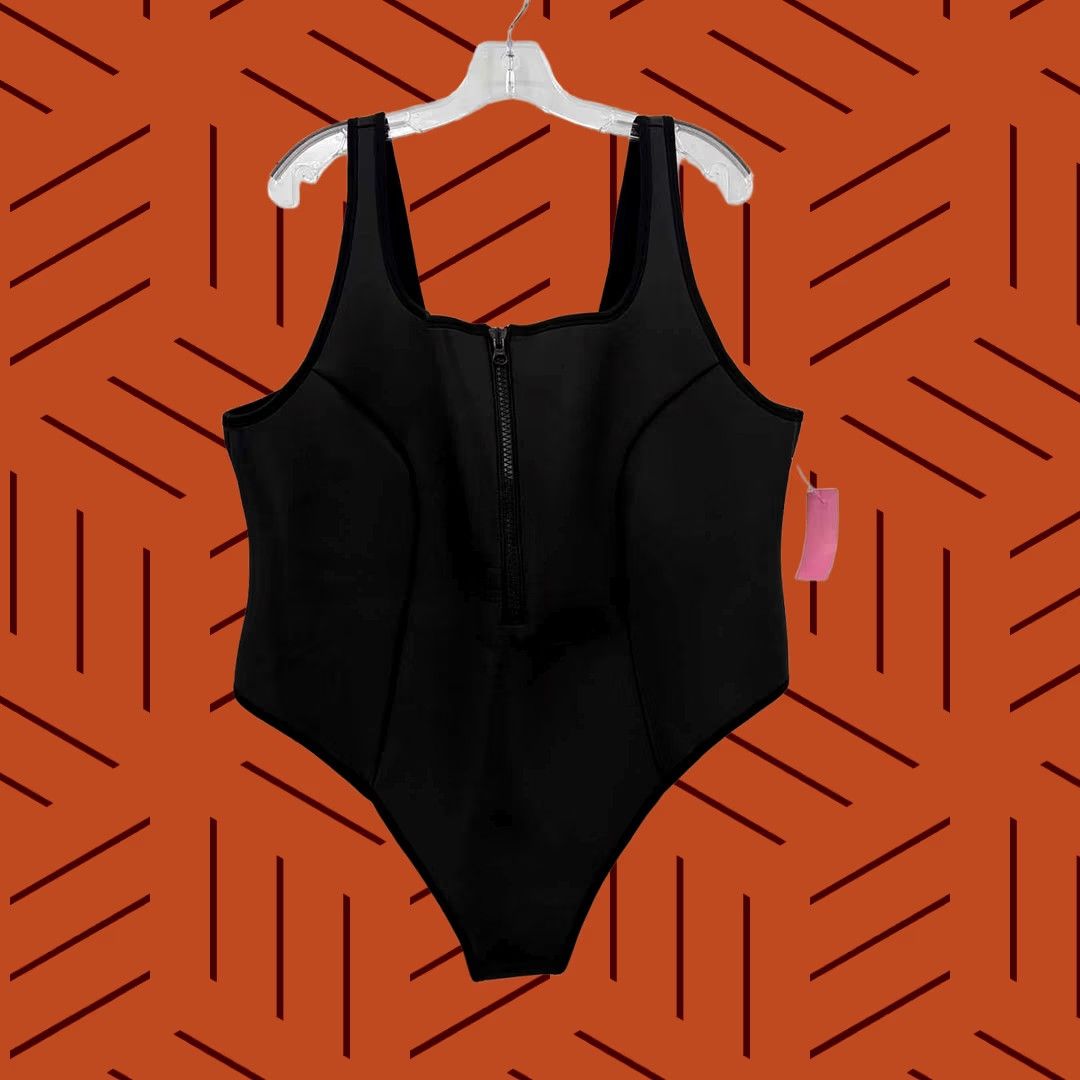 SKIMS Pre-Owned Skims Black Size 4X Sleeveless One-Piece Size XXL / US 16-18 / IT 52-54 - 1 Thumbnail