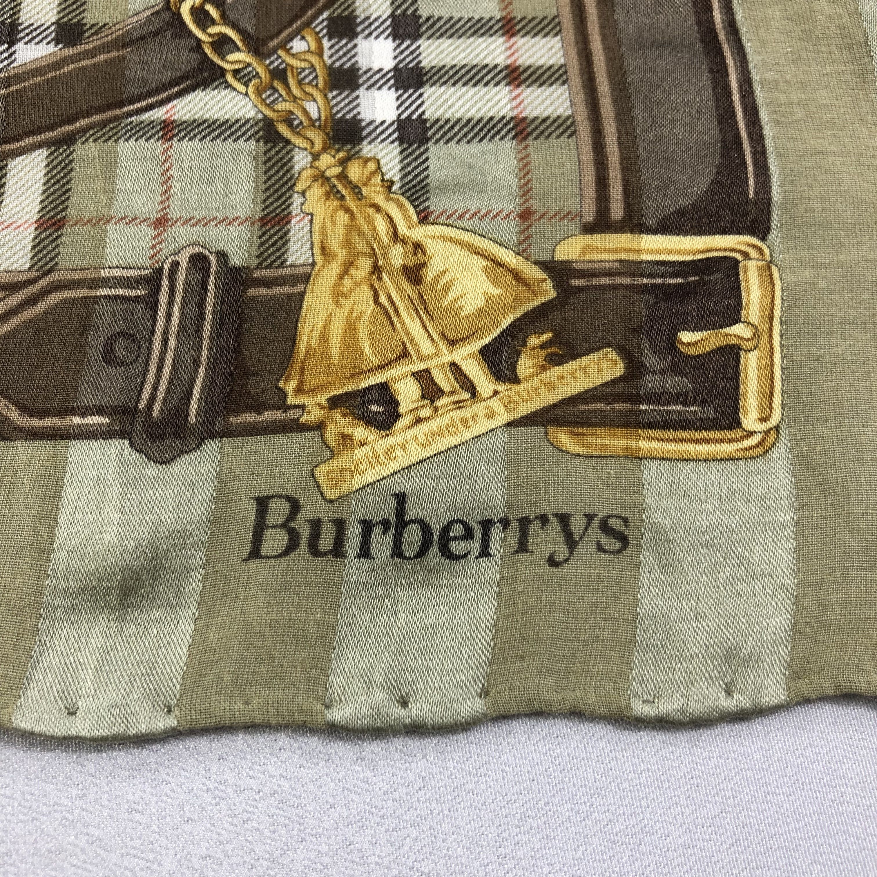 Burberry Burberry Handkerchief Neckerchief Bandana H1558 Size ONE SIZE - 4 Thumbnail