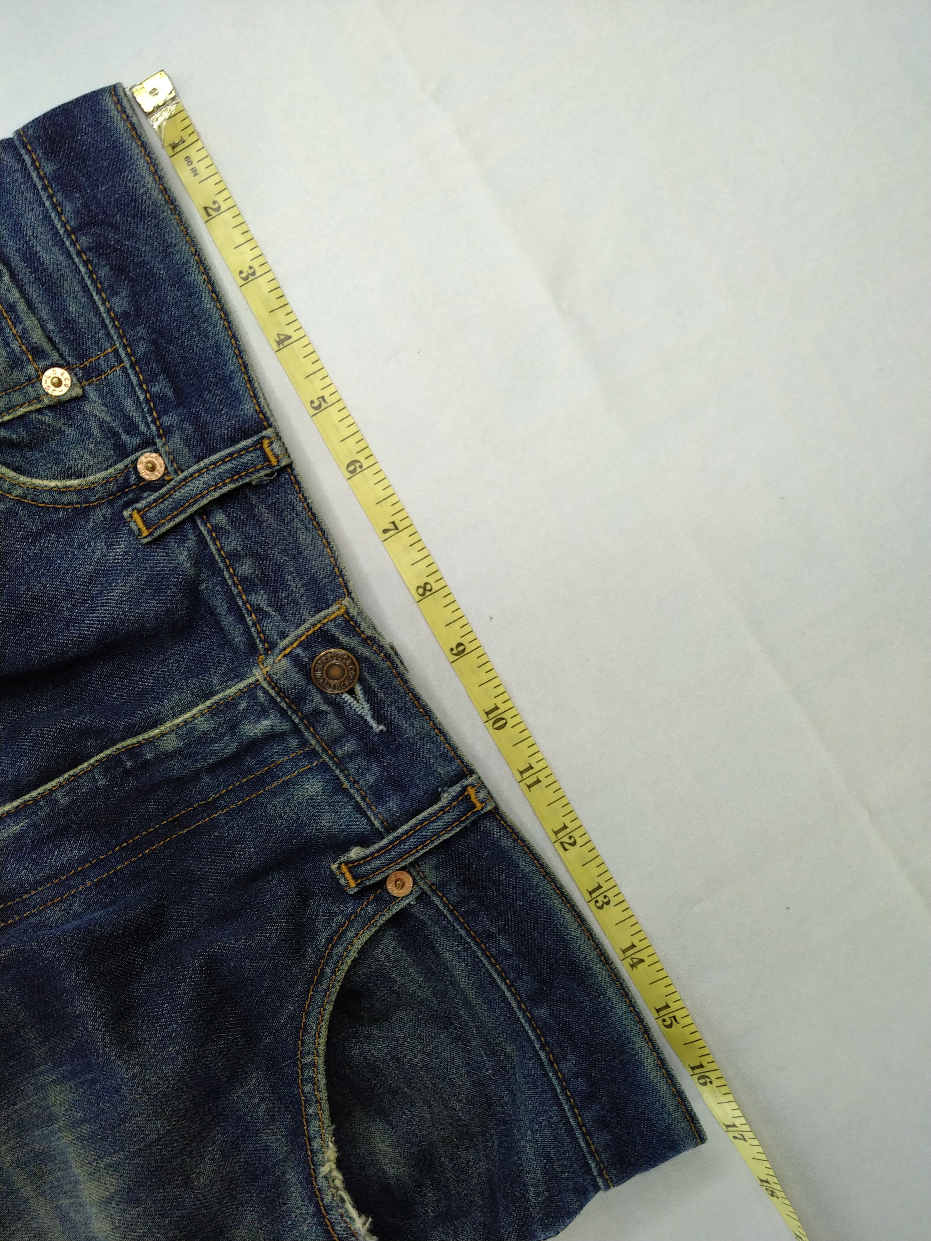 Levi's 90s Dirty Blue Vintage Levi's 506 Denim 33 x 30.5 -JN685 Size US 33 - 5 Thumbnail