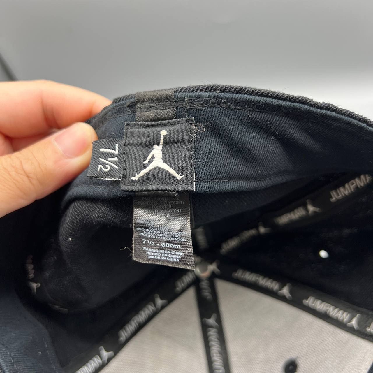Jordan Brand Air Jordan Hat Men 7 1/2 Embroidered Logo Jumpman Fitted Cap Size ONE SIZE - 6 Thumbnail