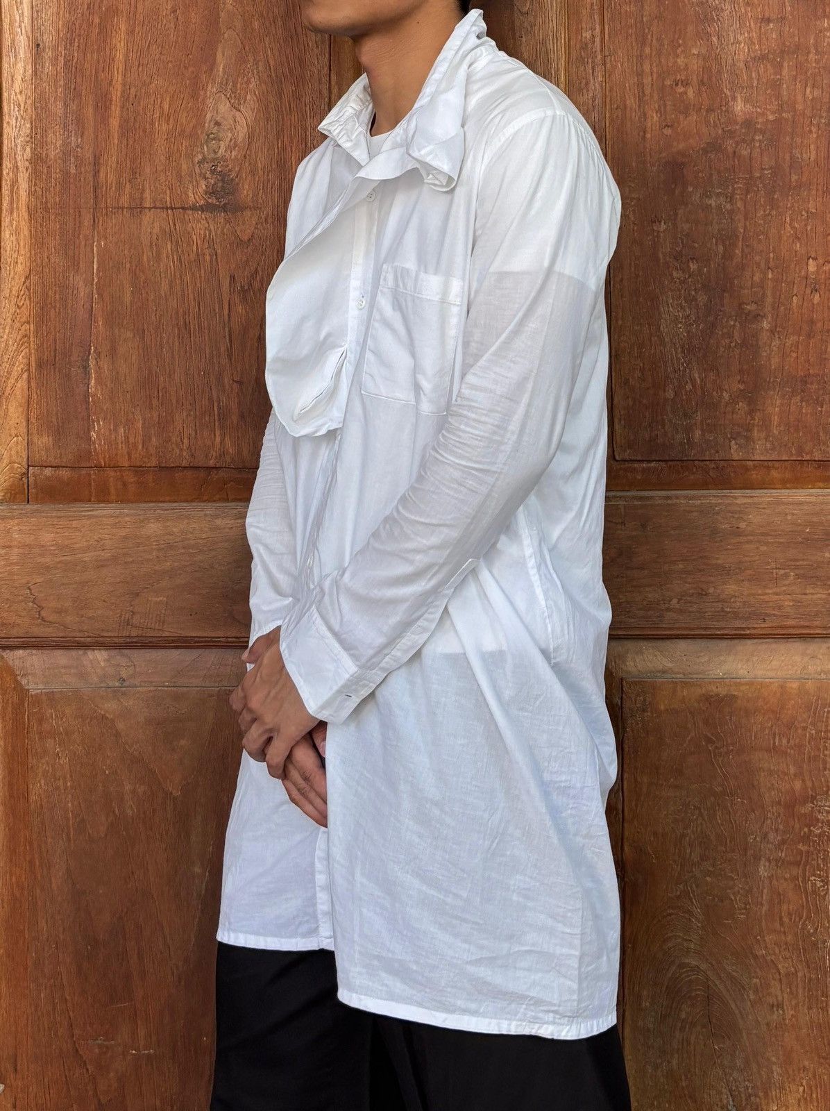 Yohji Yamamoto Extended Collar Shirt Size US S / EU 44-46 / 1 - 10 Thumbnail