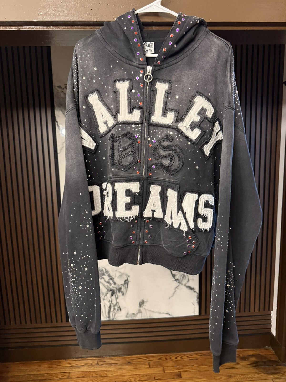 Vale Vale Oreo 14 Zip-Up Hoodie White Black Size XL | Grailed